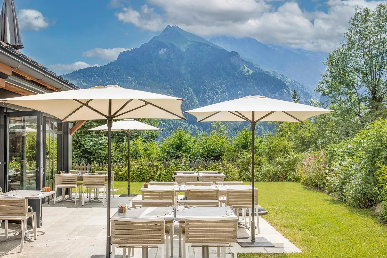 Patio in Armancette - The Leading Hotels of the World