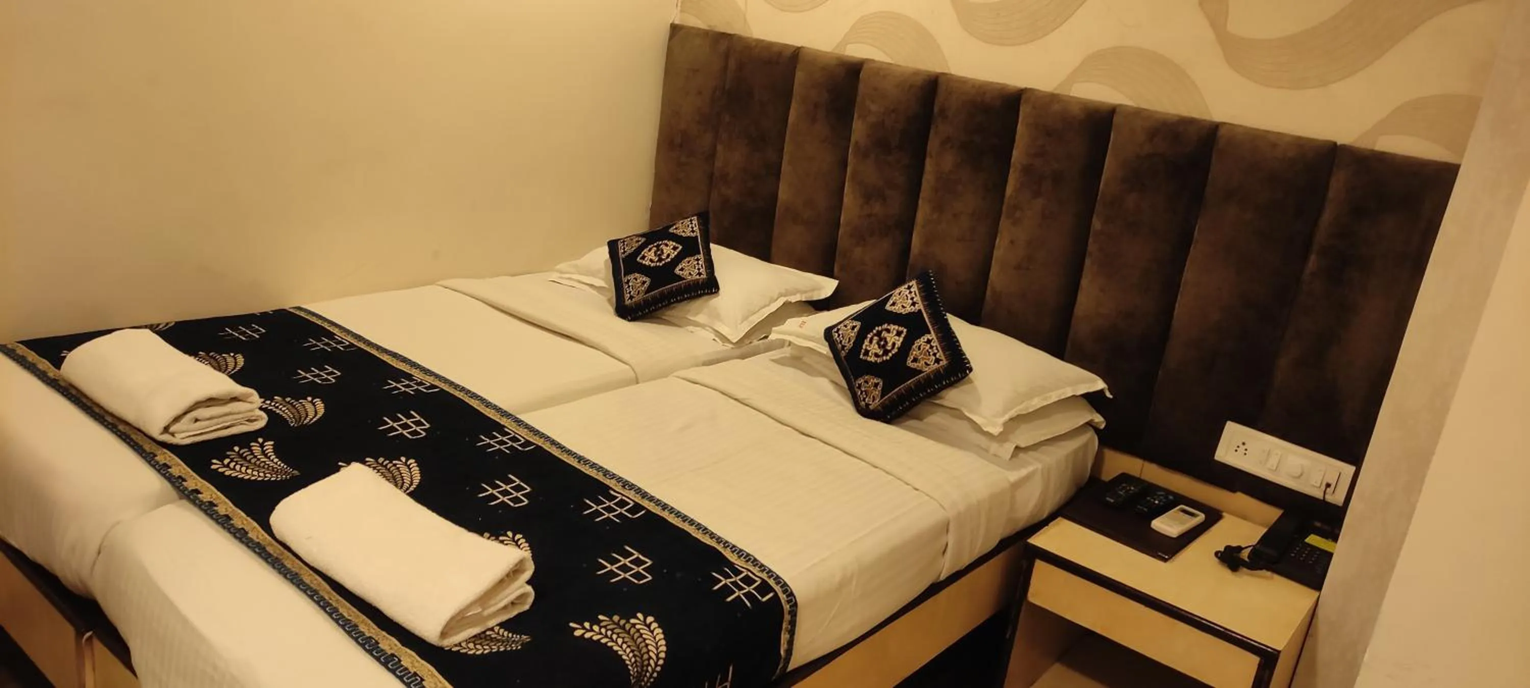 Bed in Hotel Fortune