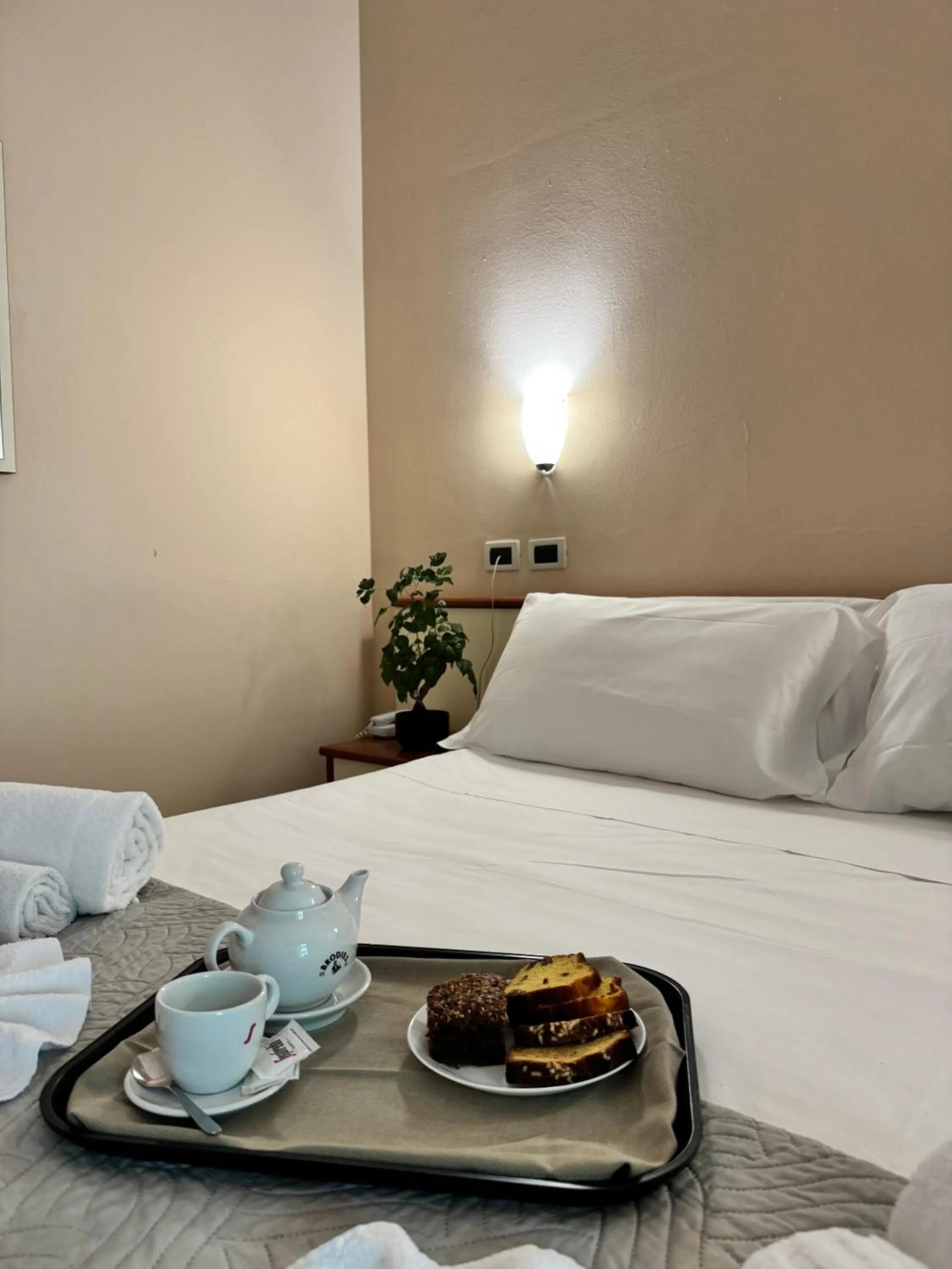 Photo of the whole room, Bed in Blue Hotel