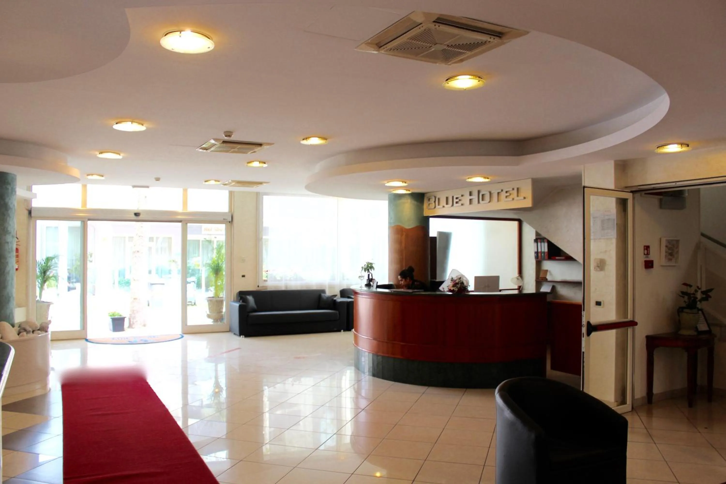 Living room in Blue Hotel