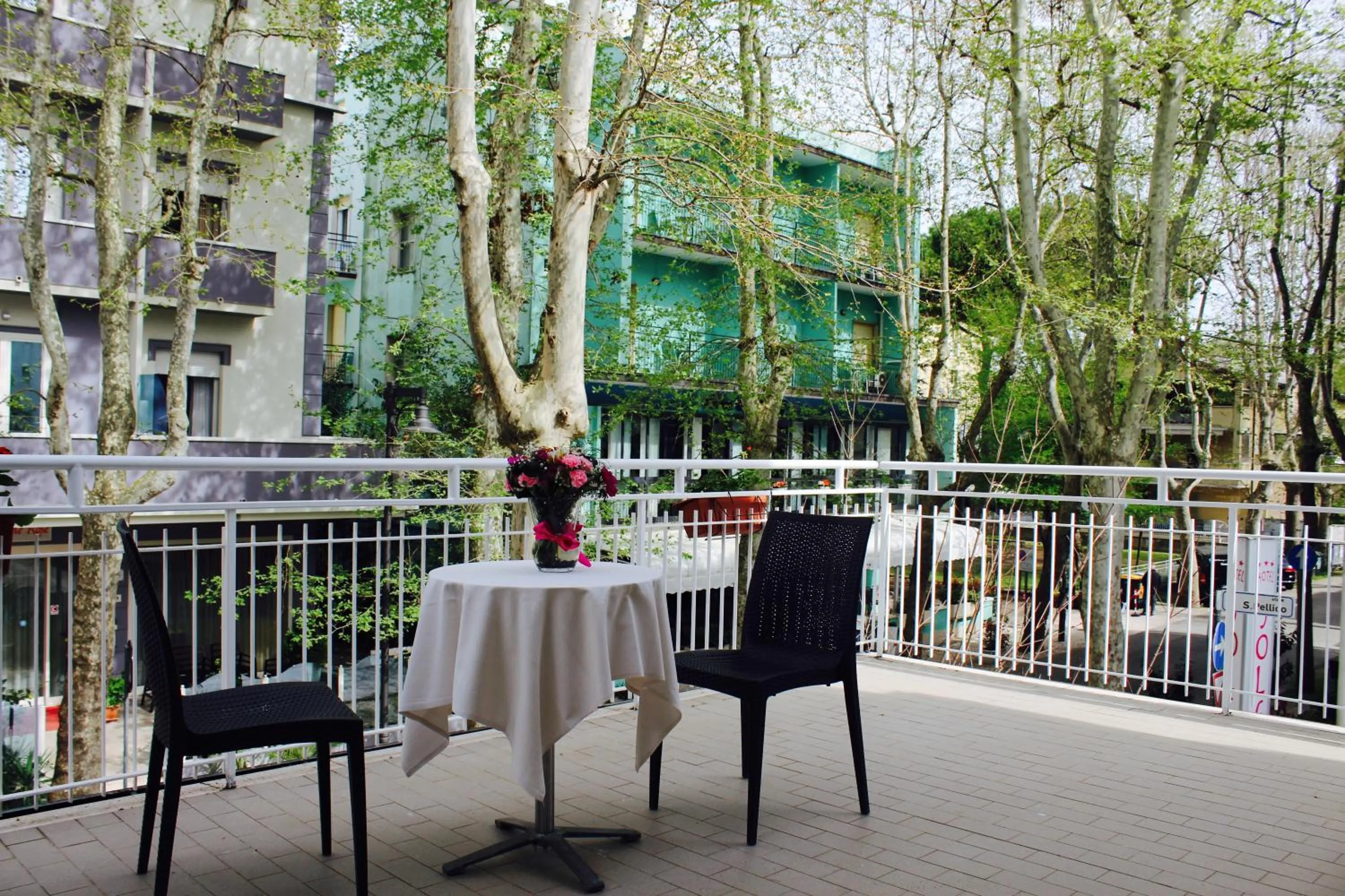 Balcony/Terrace in Blue Hotel