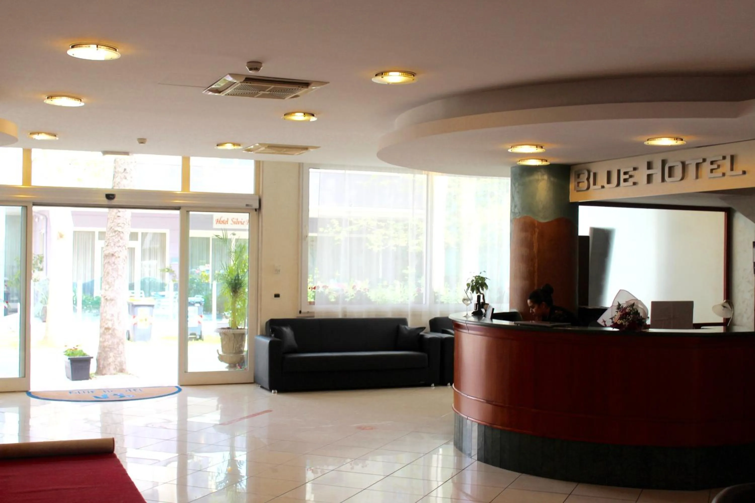 Living room in Blue Hotel