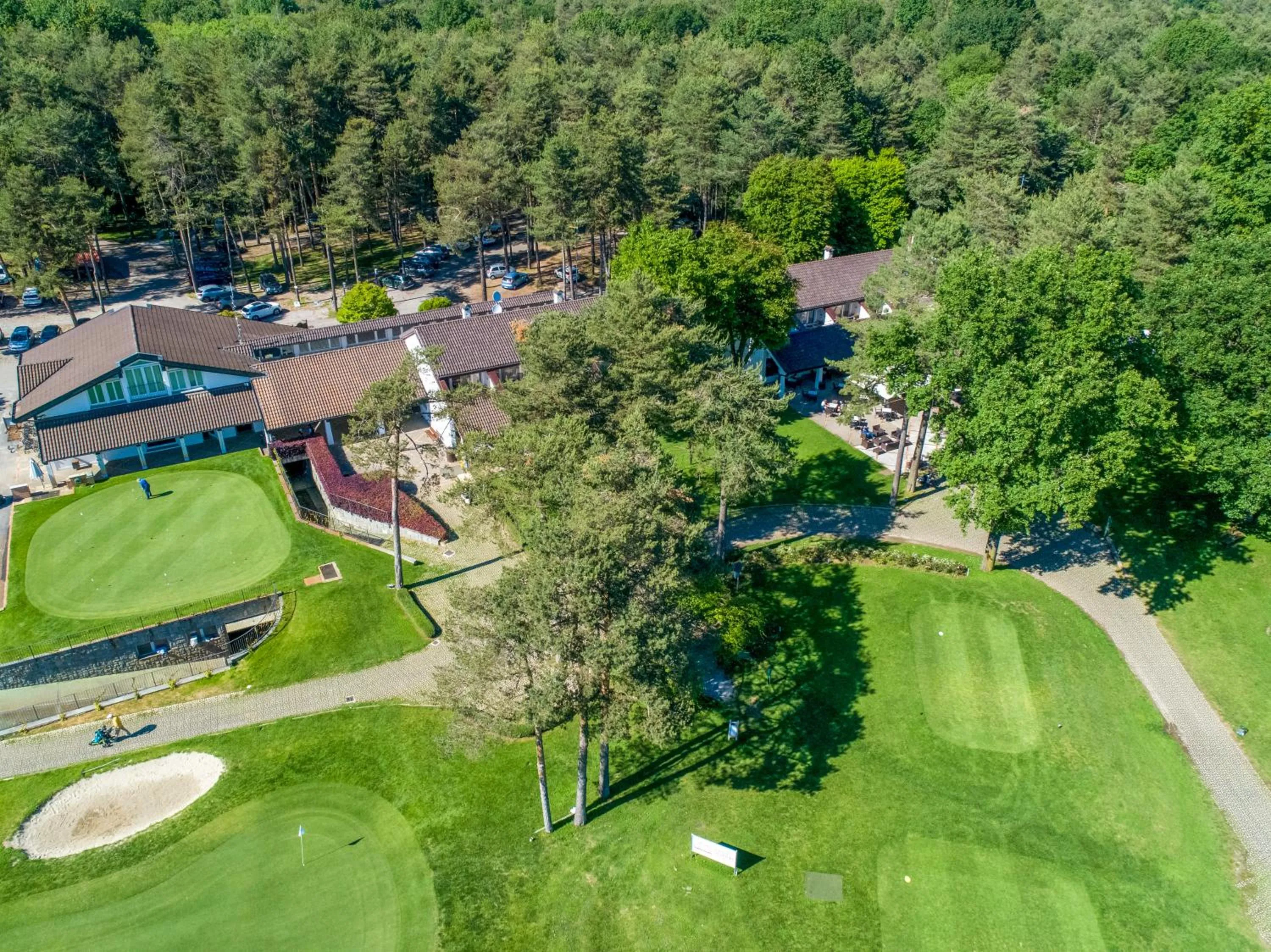 Bird's eye view in Golf Hotel La Pinetina