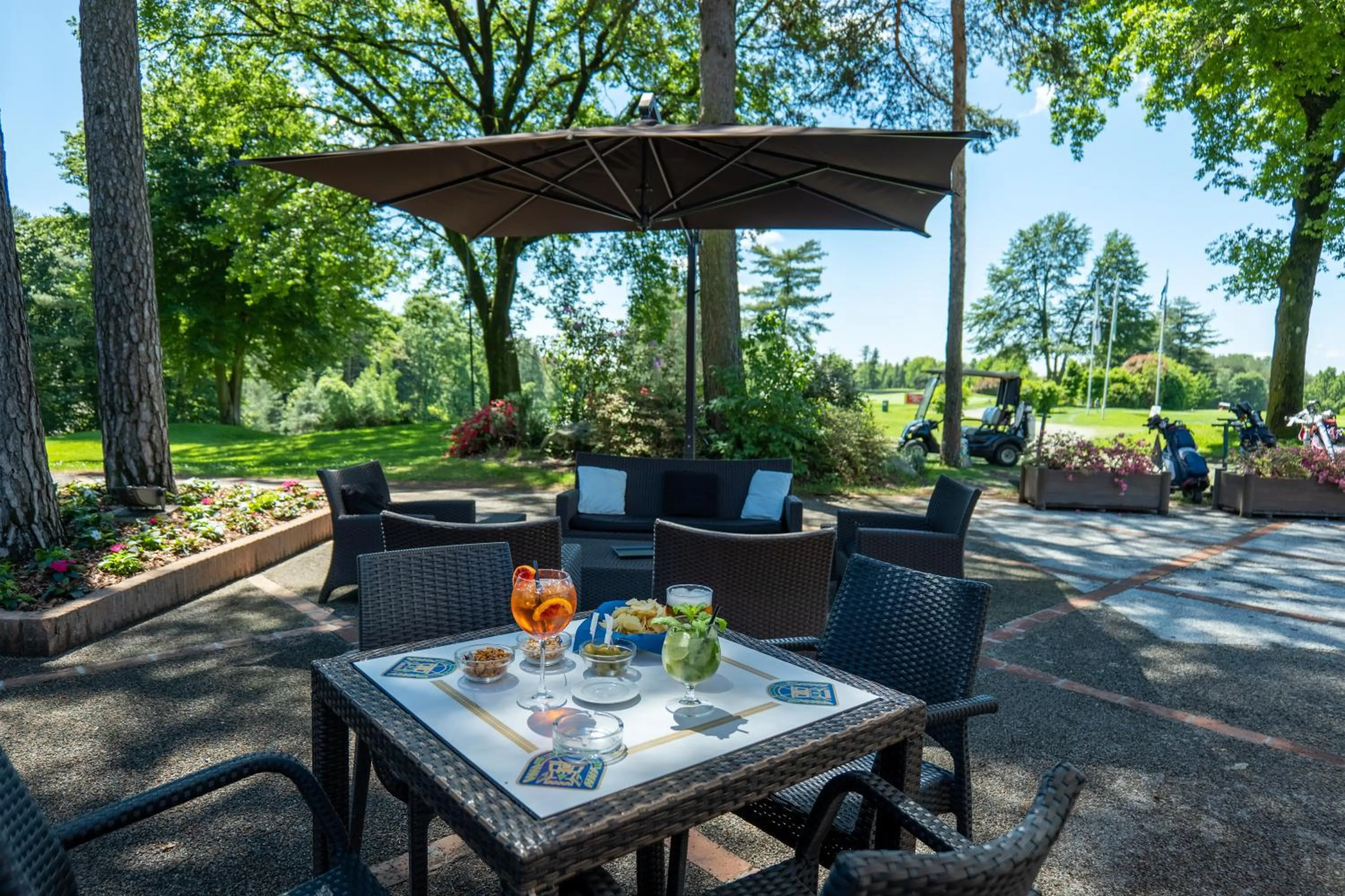 Patio in Golf Hotel La Pinetina