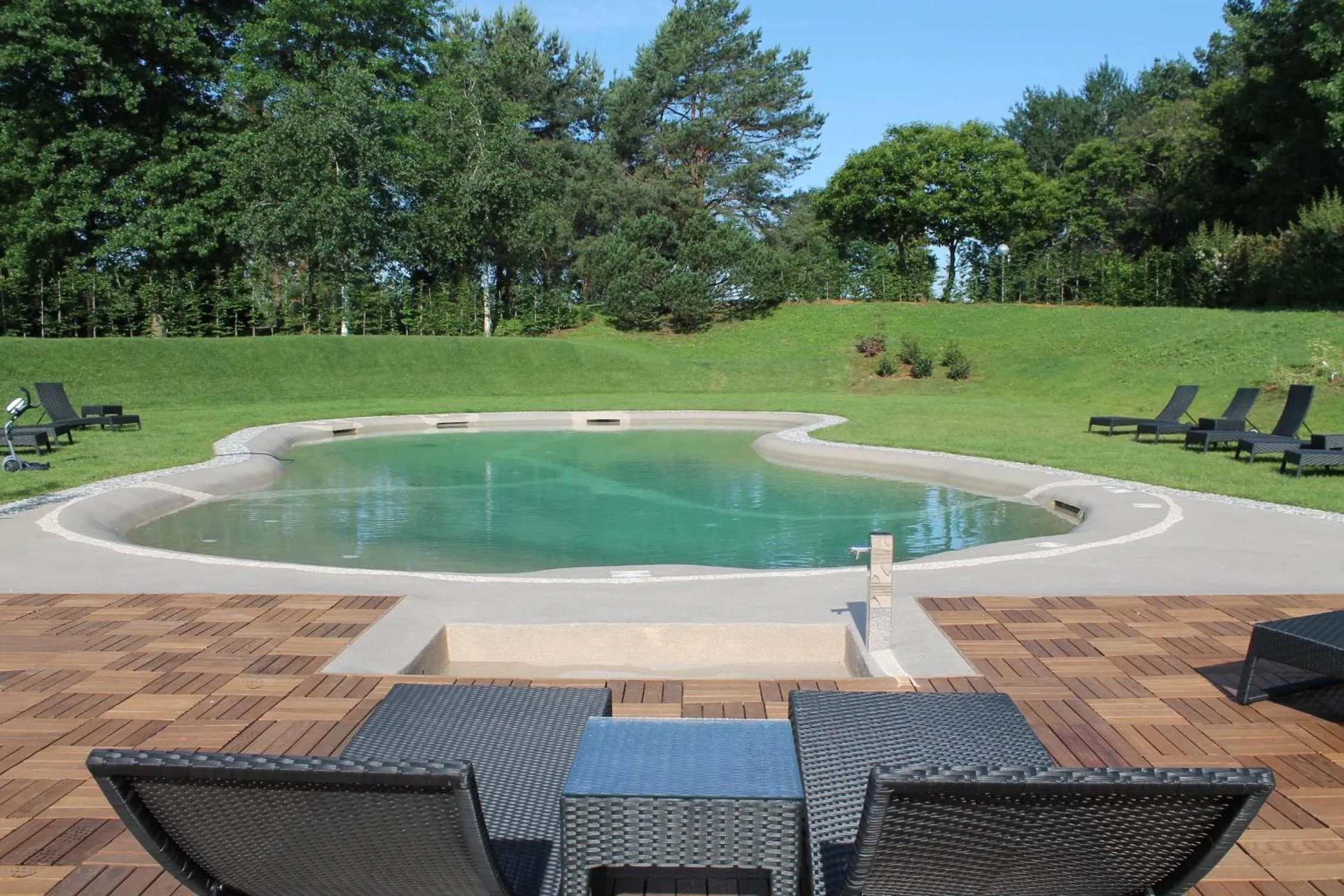Swimming pool in Golf Hotel La Pinetina