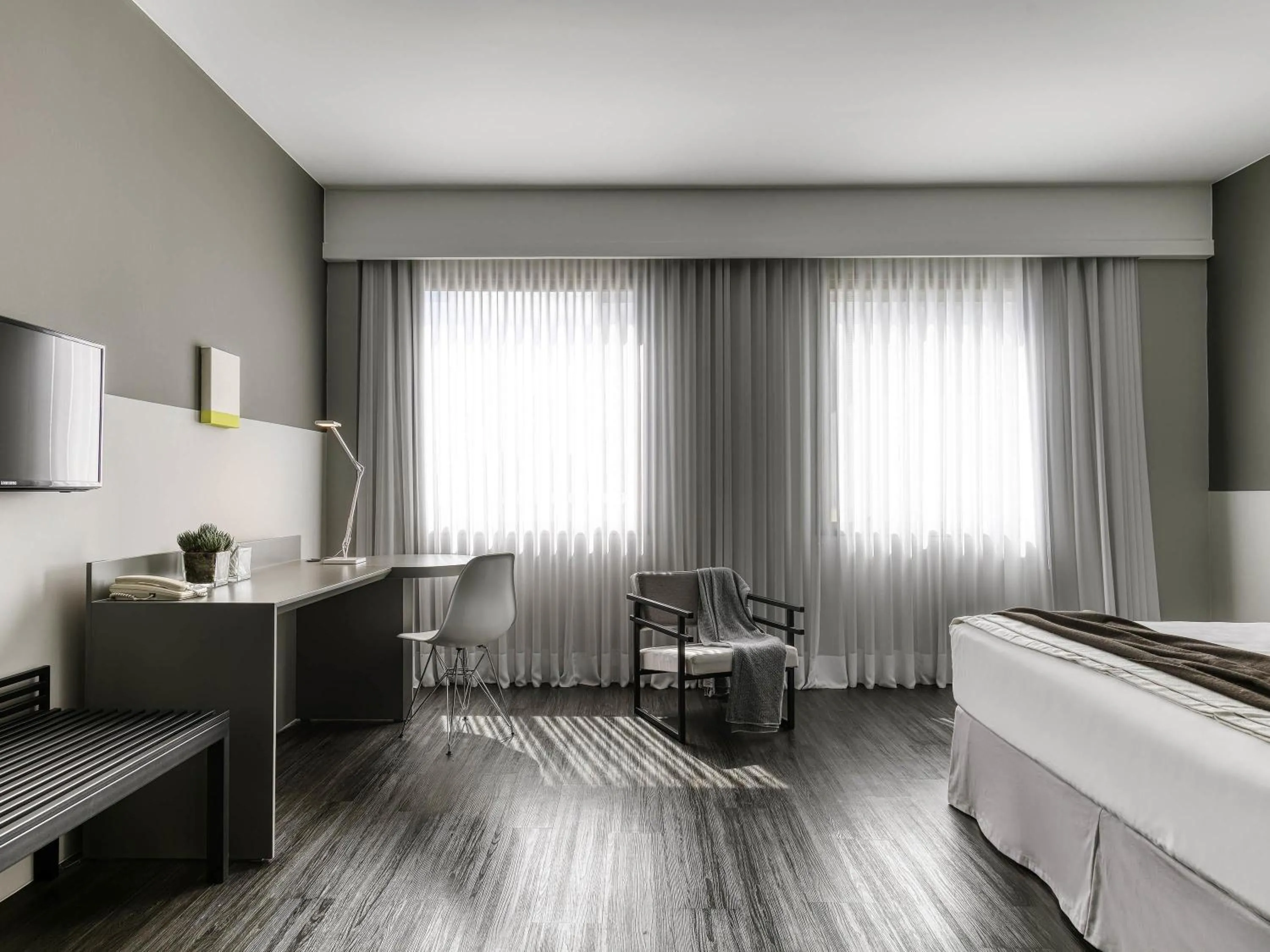 Bedroom, Bed in Caesar Business Belo Horizonte Belvedere