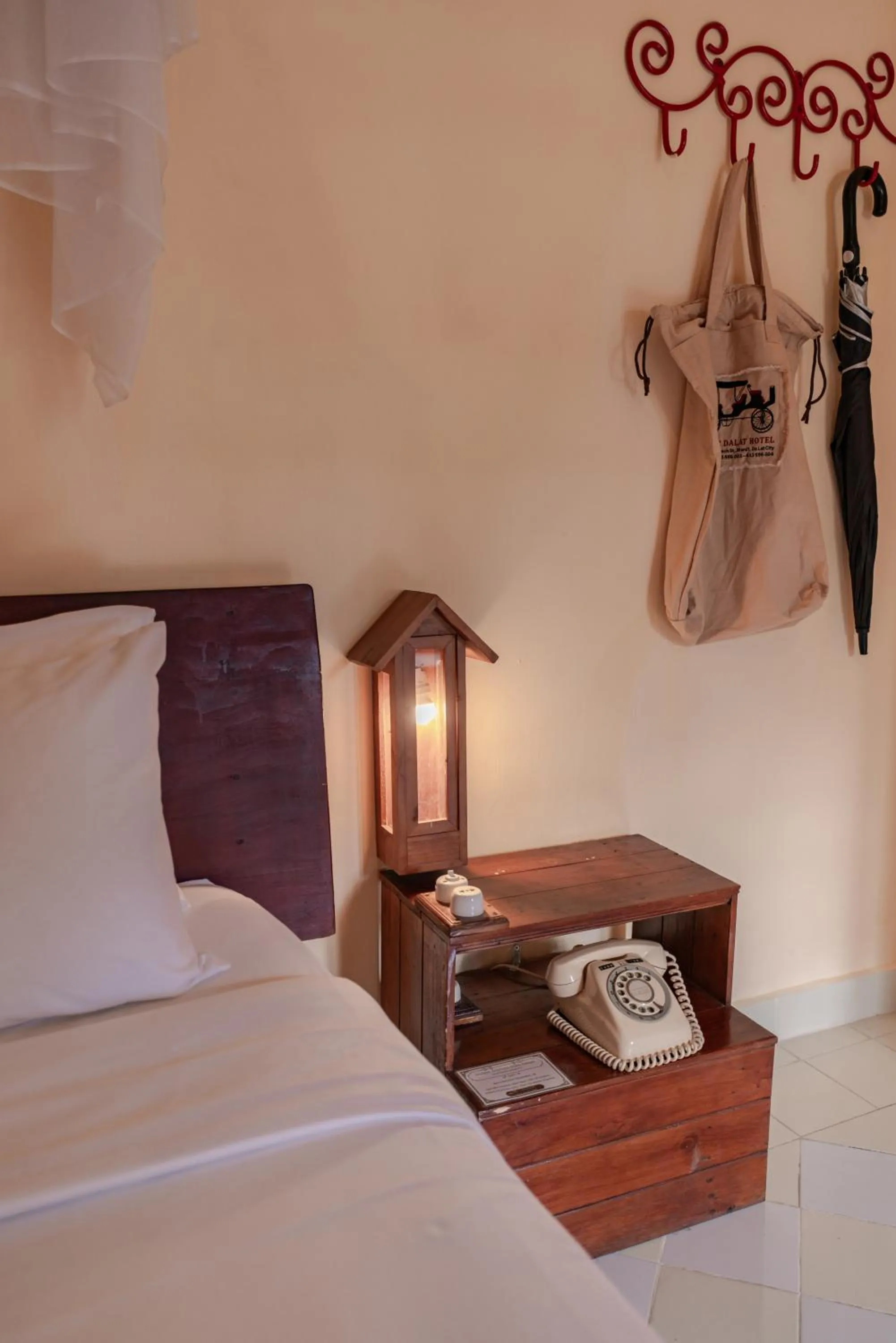 Bed in Saphir Dalat Hotel