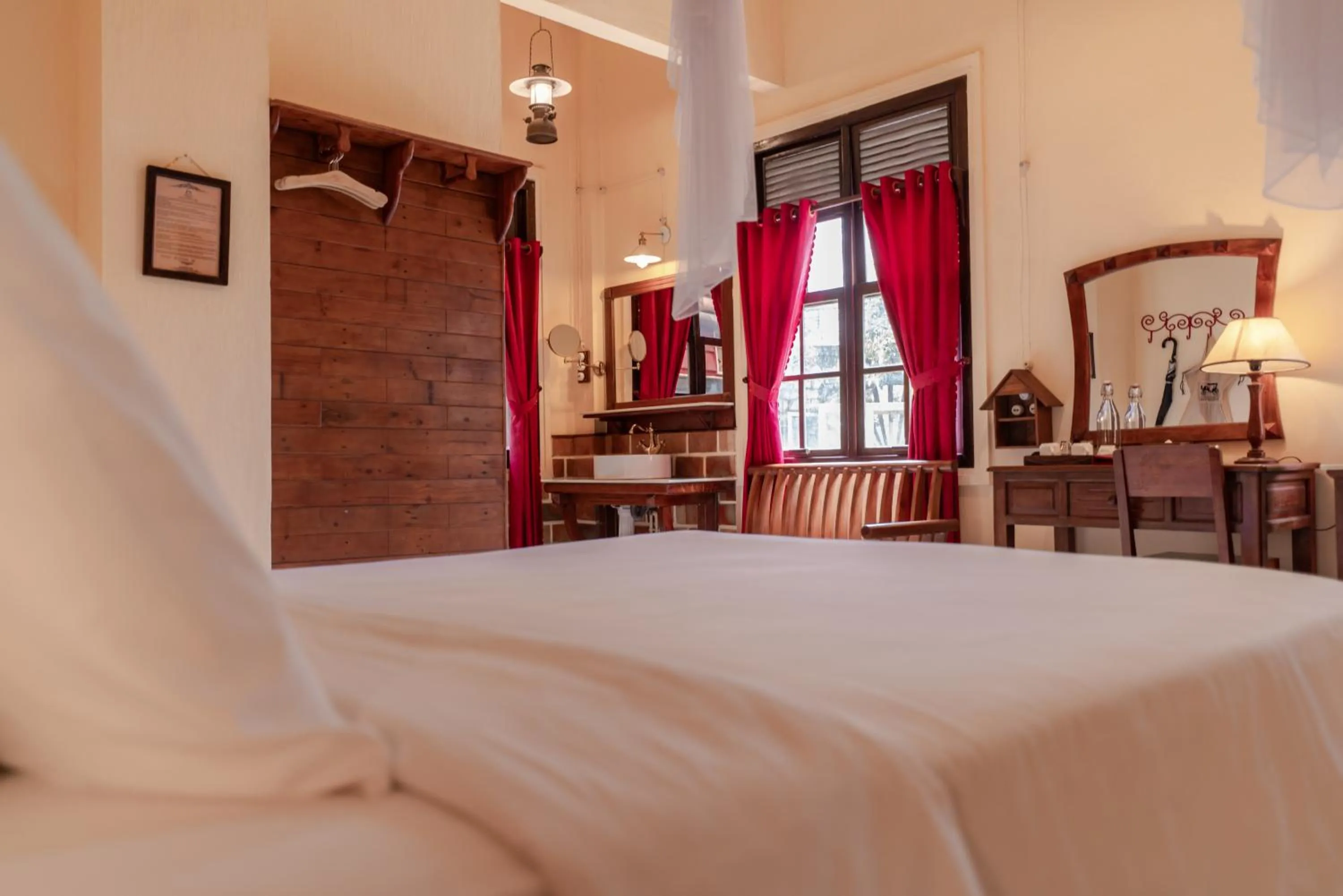 Bed in Saphir Dalat Hotel