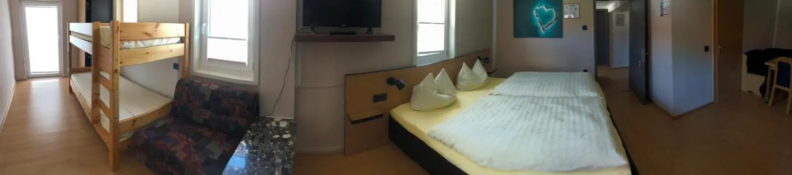 Bed in Landgasthof-Porta