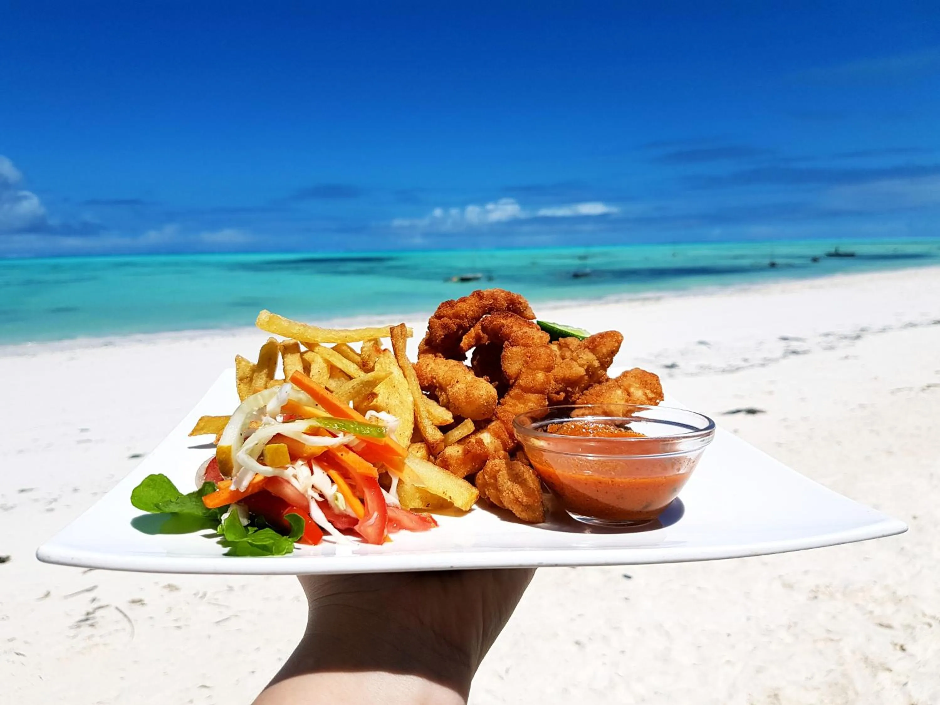 Food close-up in Peter Pan Beach Lodge