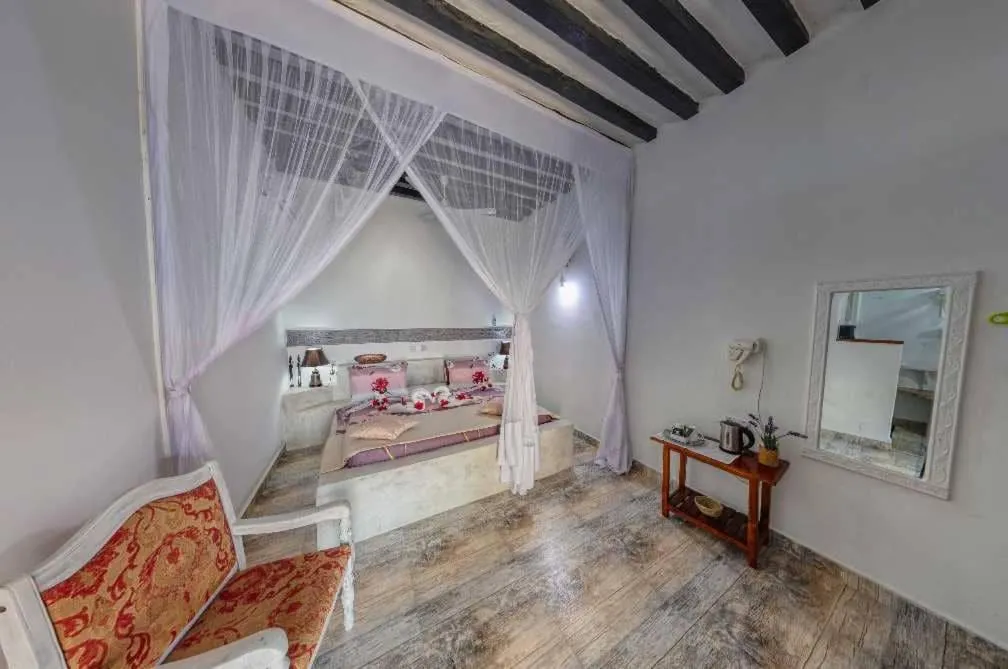 Bed in Peter Pan Beach Lodge