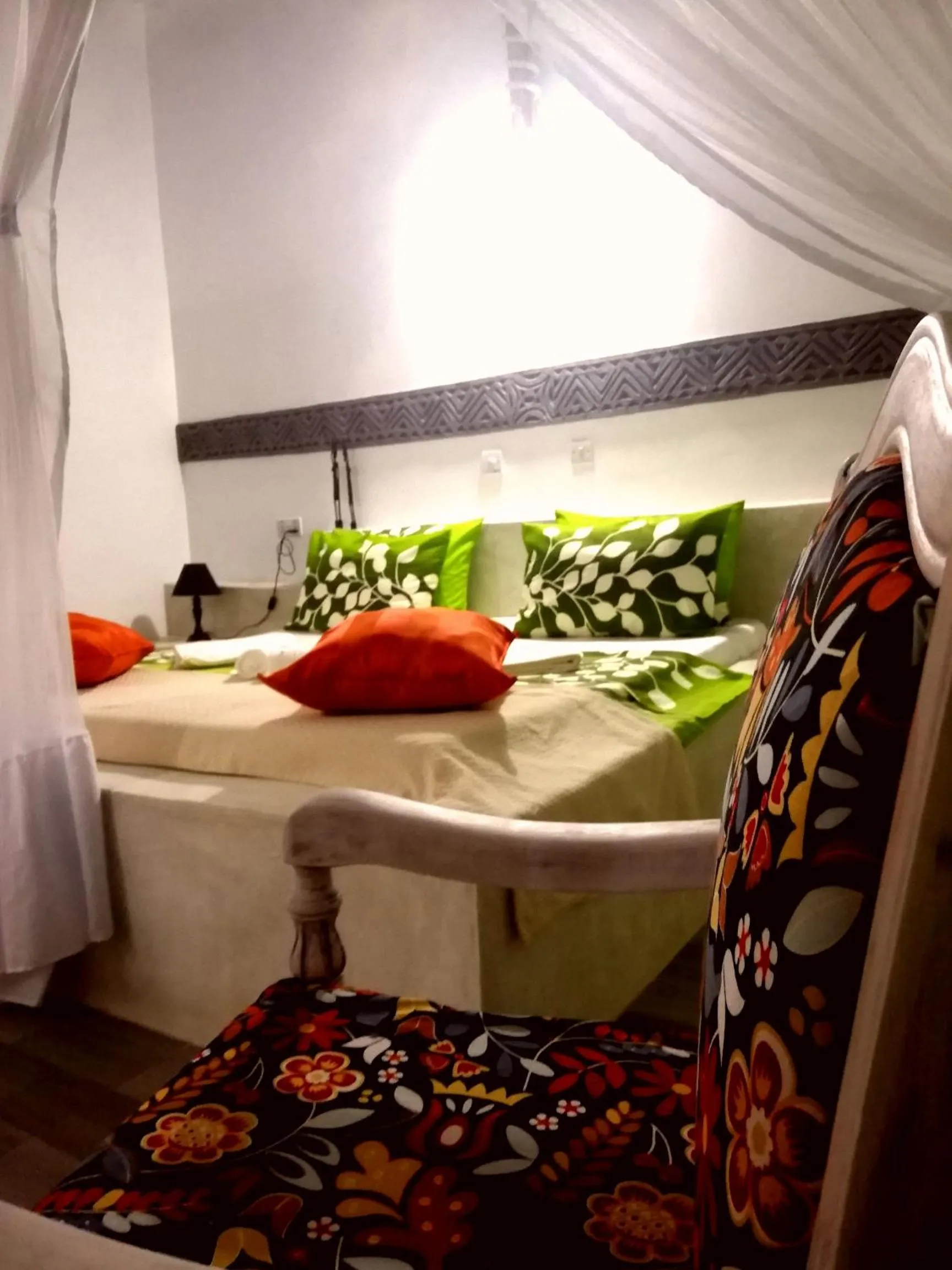 Bed in Peter Pan Beach Lodge