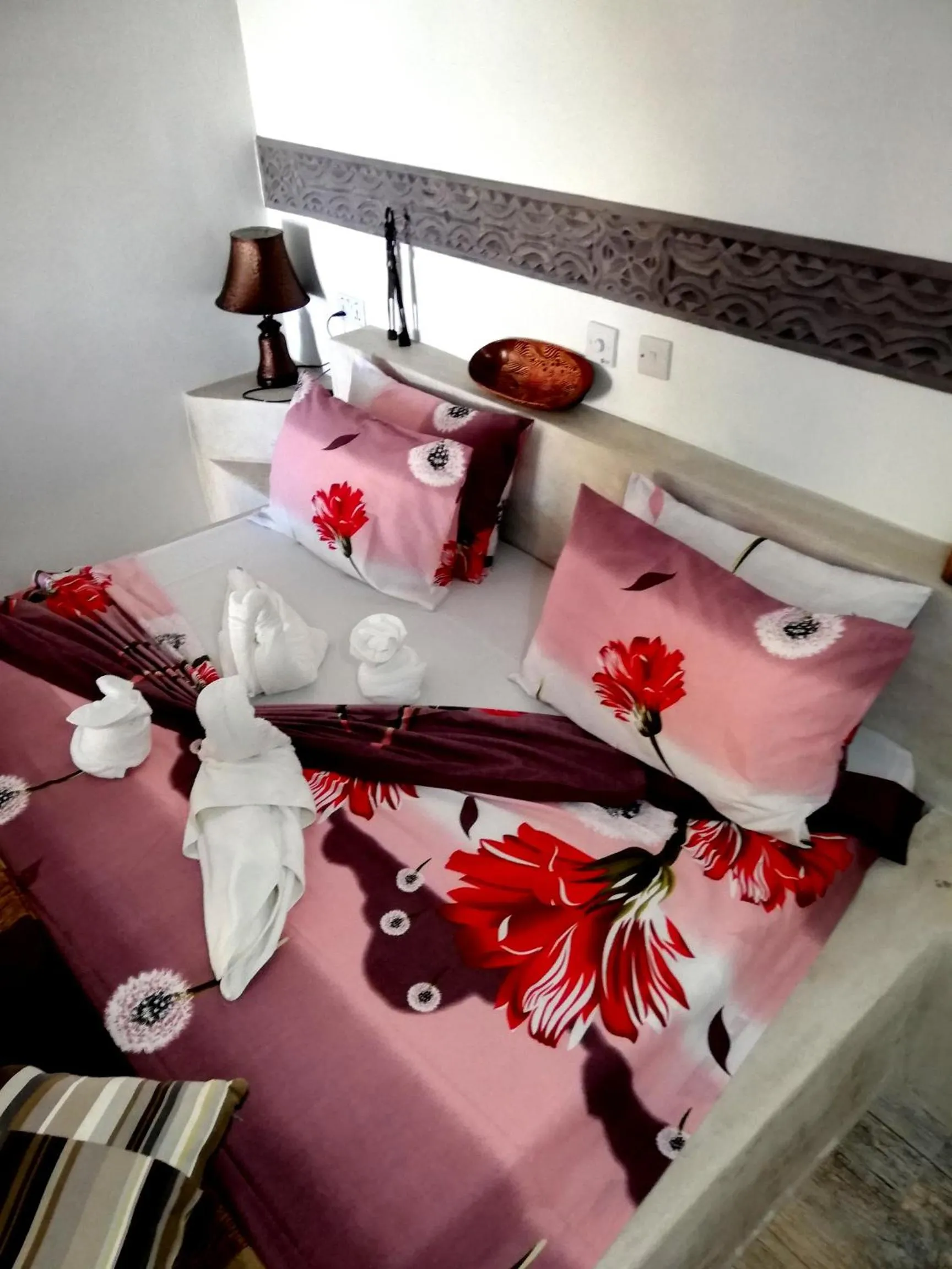 Bed in Peter Pan Beach Lodge