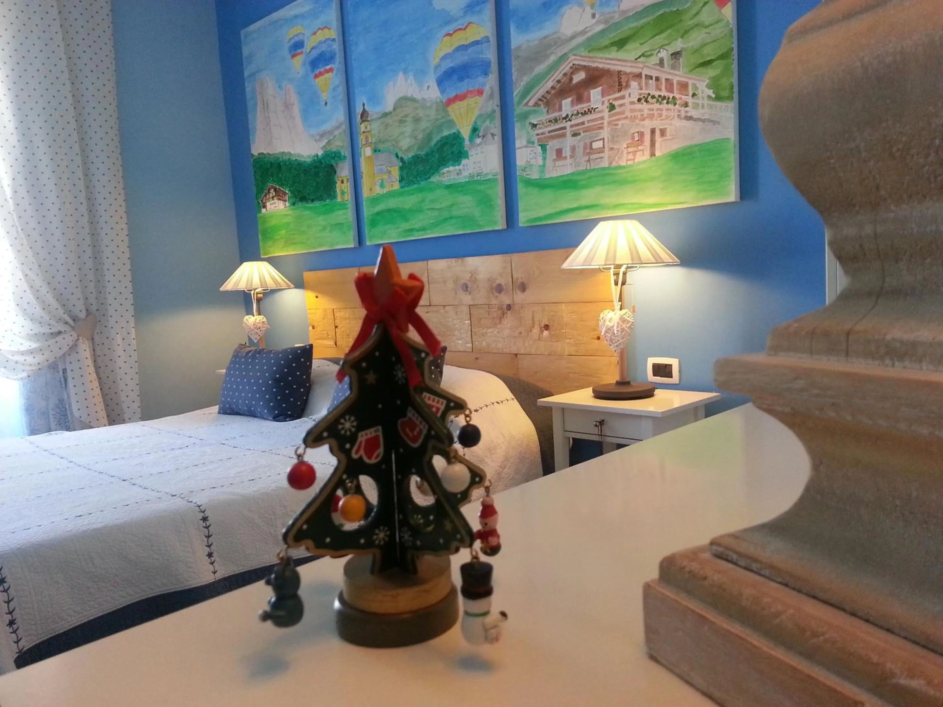 Decorative detail, Bed in Casa Martini