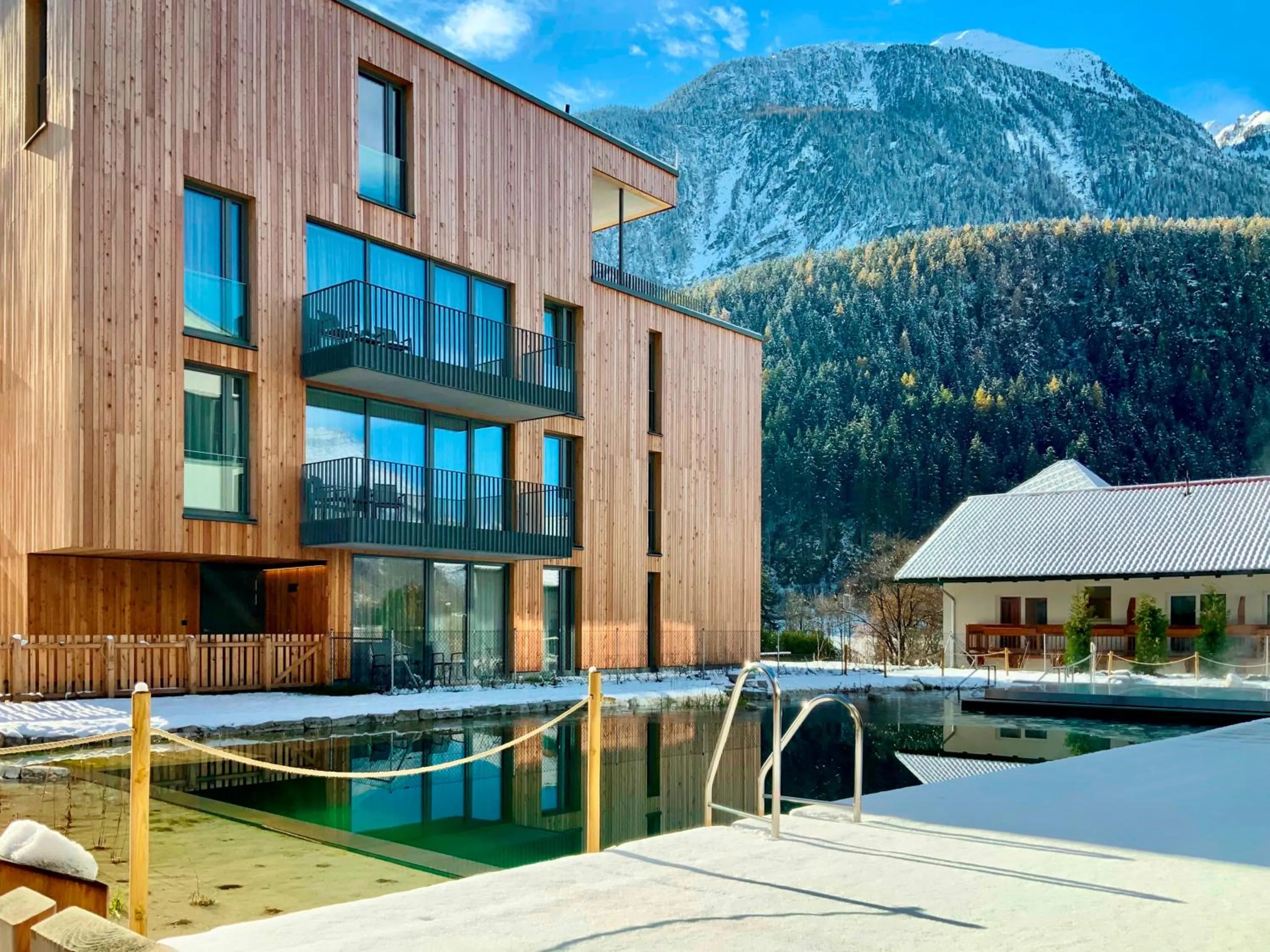 Property building in All-Suite Resort Ötztal