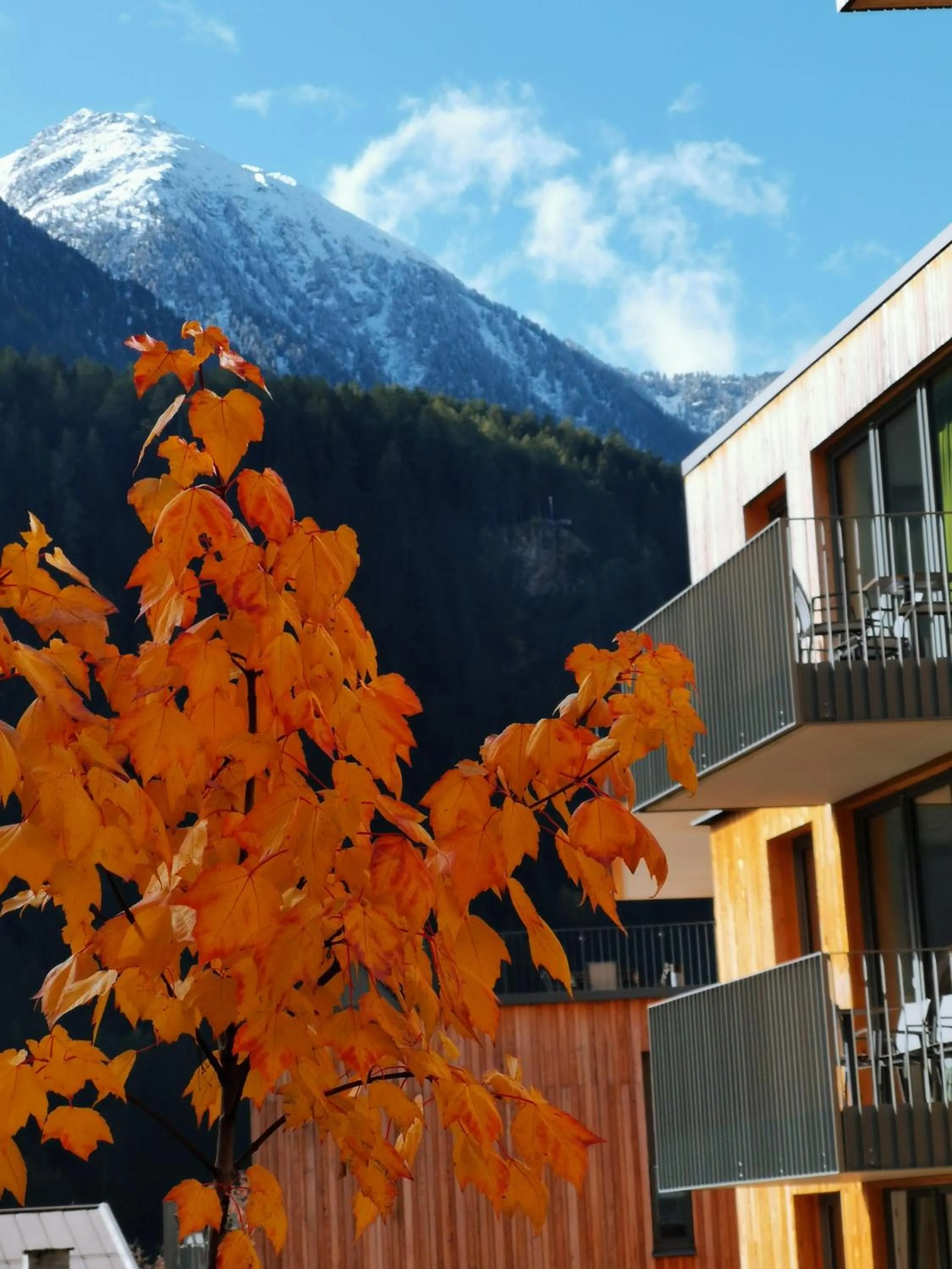 Property building in All-Suite Resort Ötztal