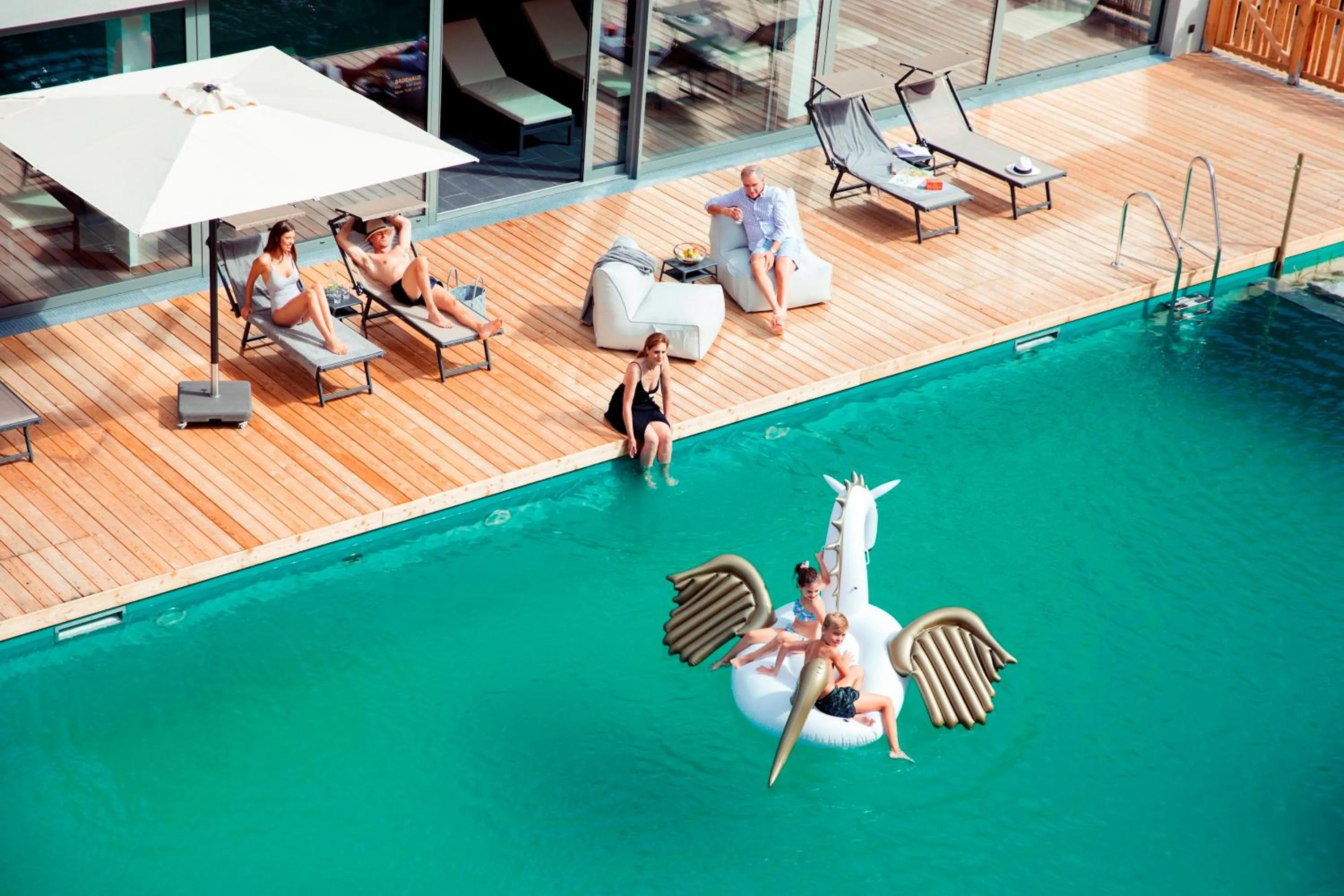 Swimming pool in All-Suite Resort Ötztal