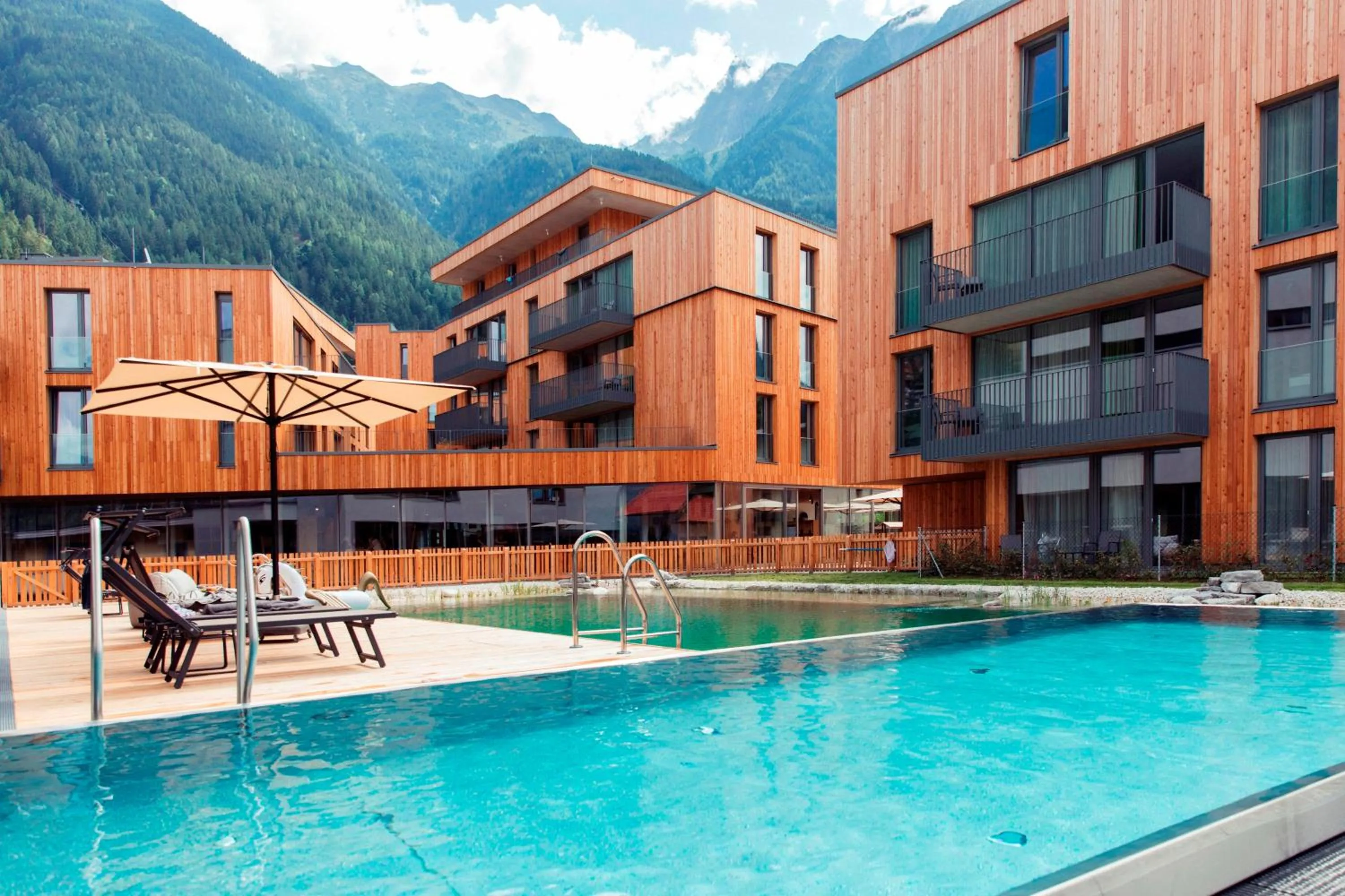 Property building in All-Suite Resort Ötztal