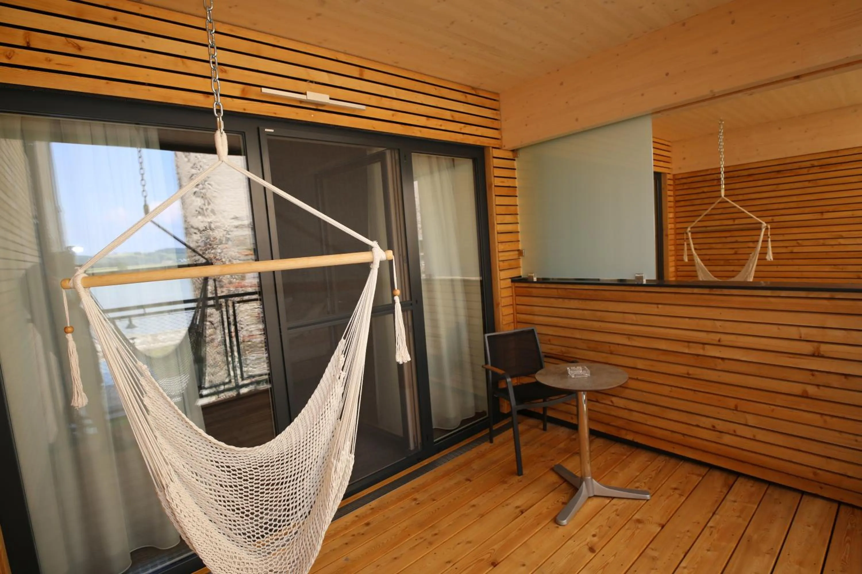 Balcony/Terrace in Donau Lodge