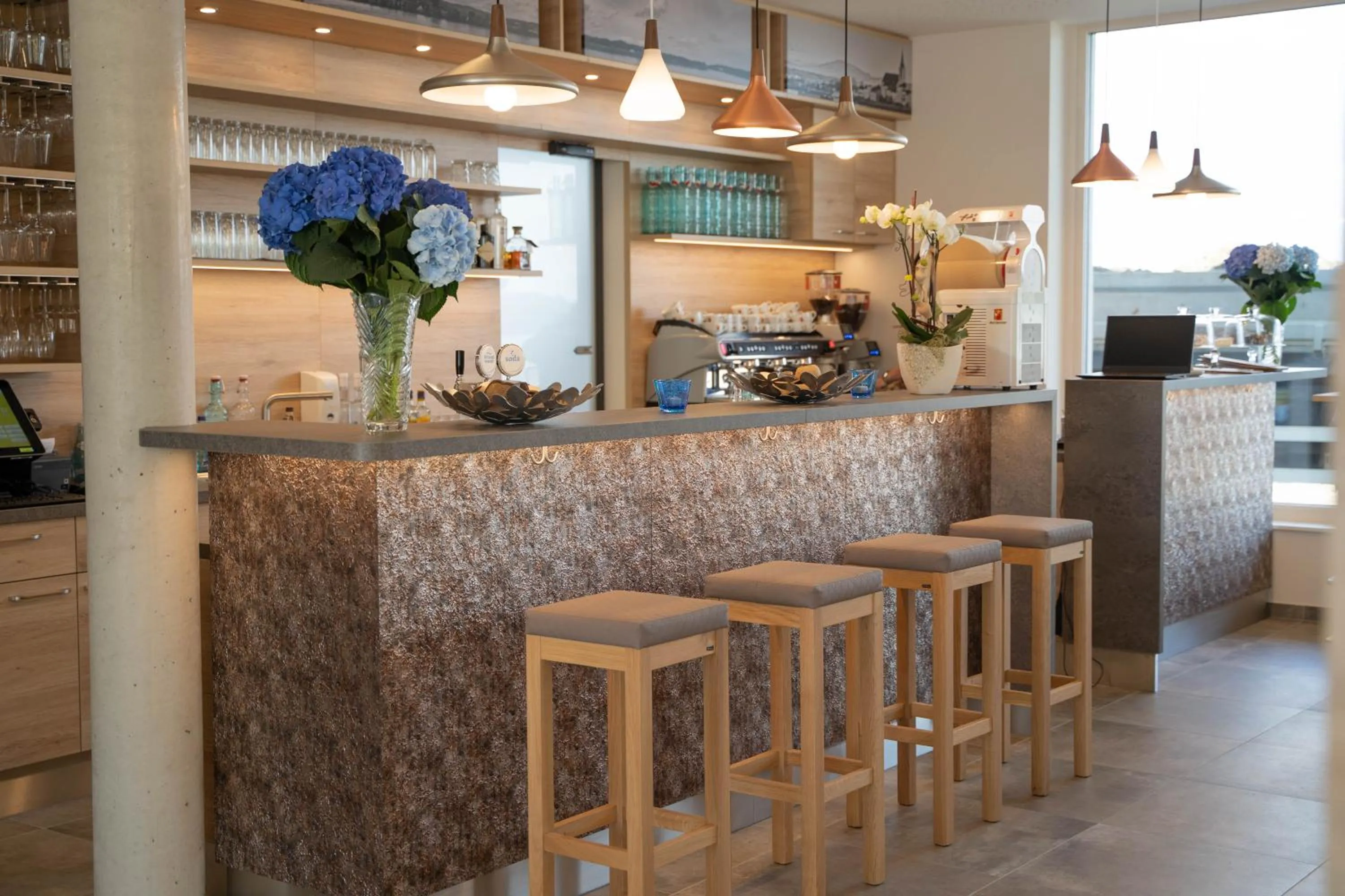 Lounge or bar in Donau Lodge