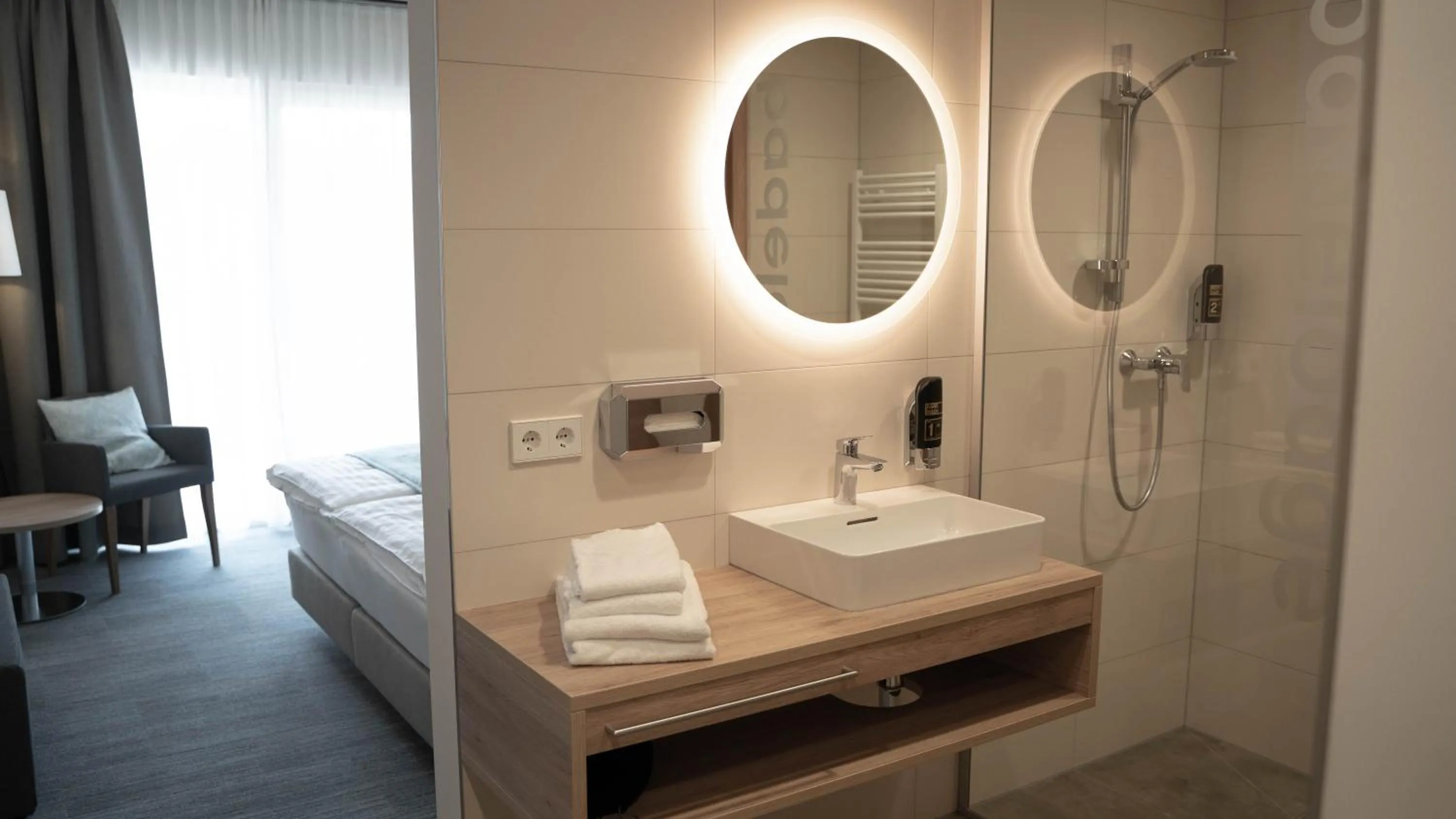 Bathroom in Donau Lodge