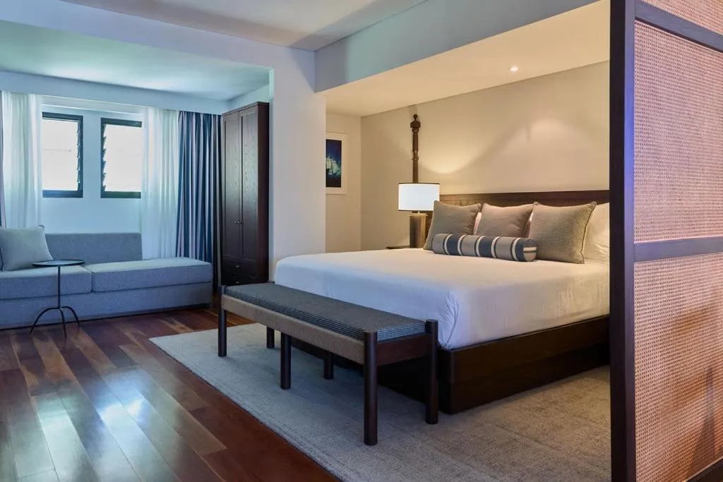 Bed in Pinctada Hotel Broome