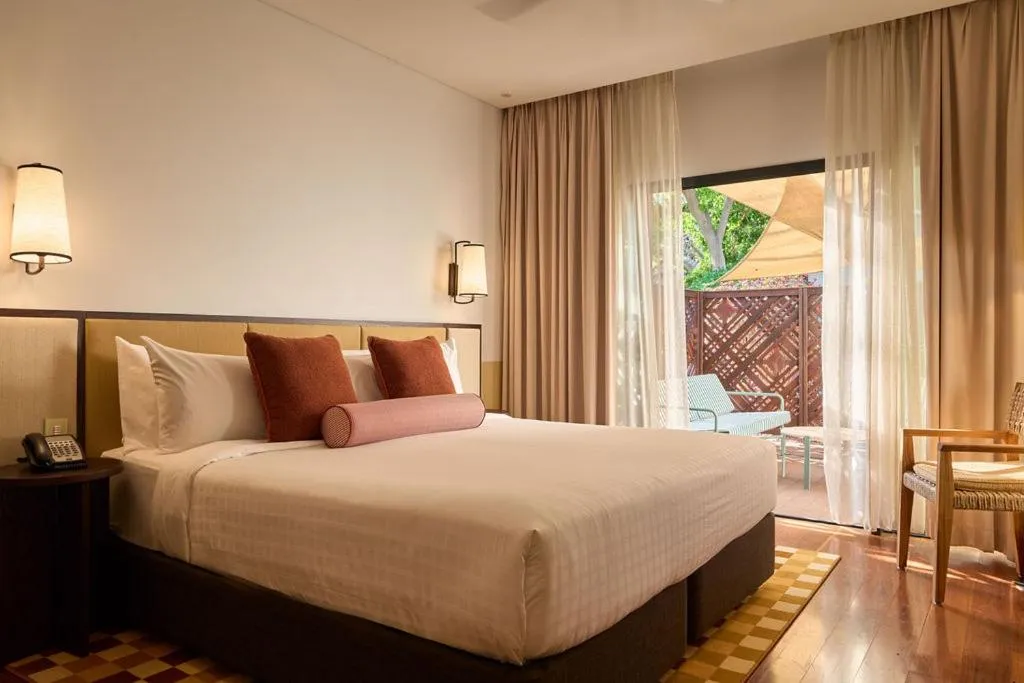 Bed in Pinctada Hotel Broome