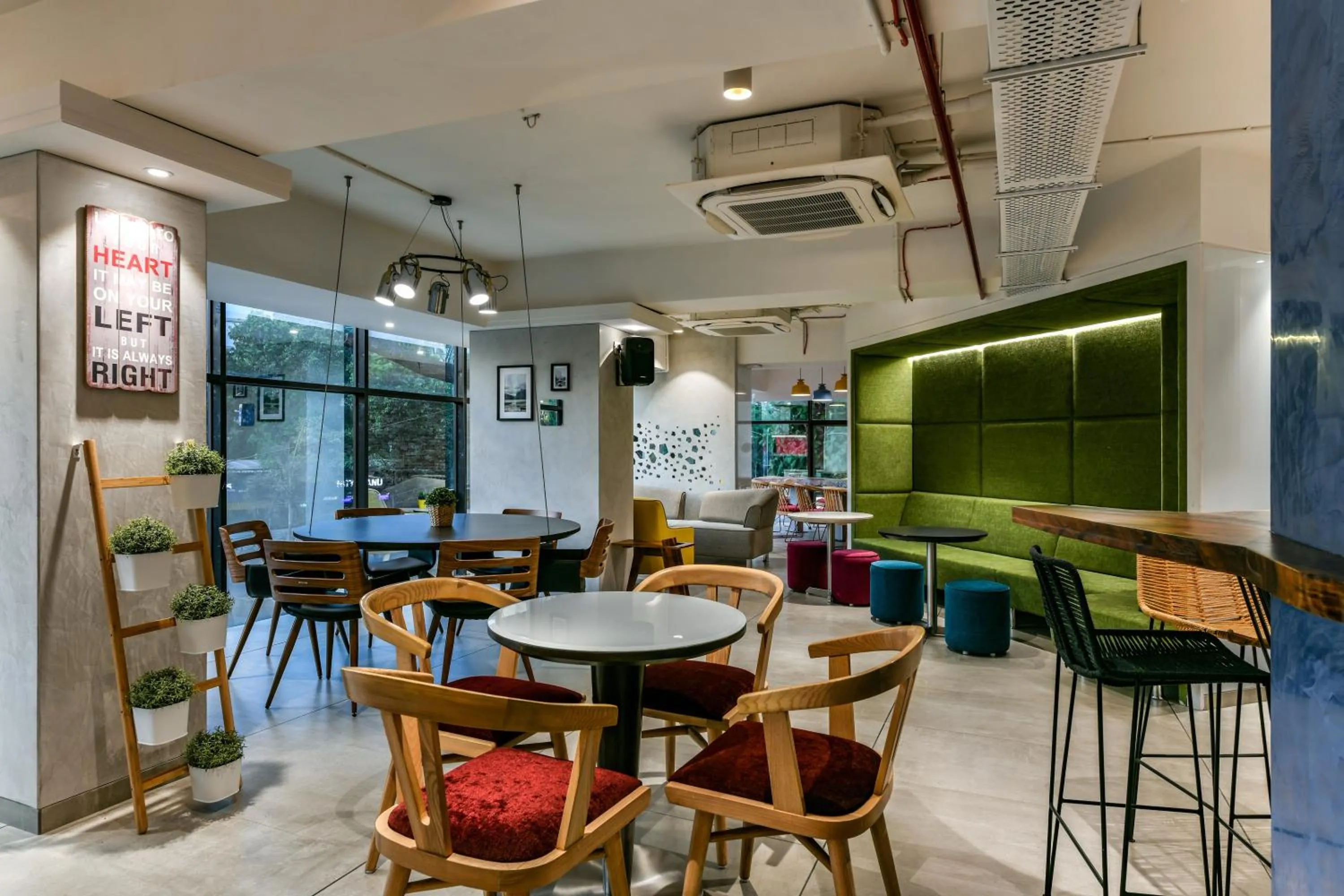 Living room in Indie Stays, BKC