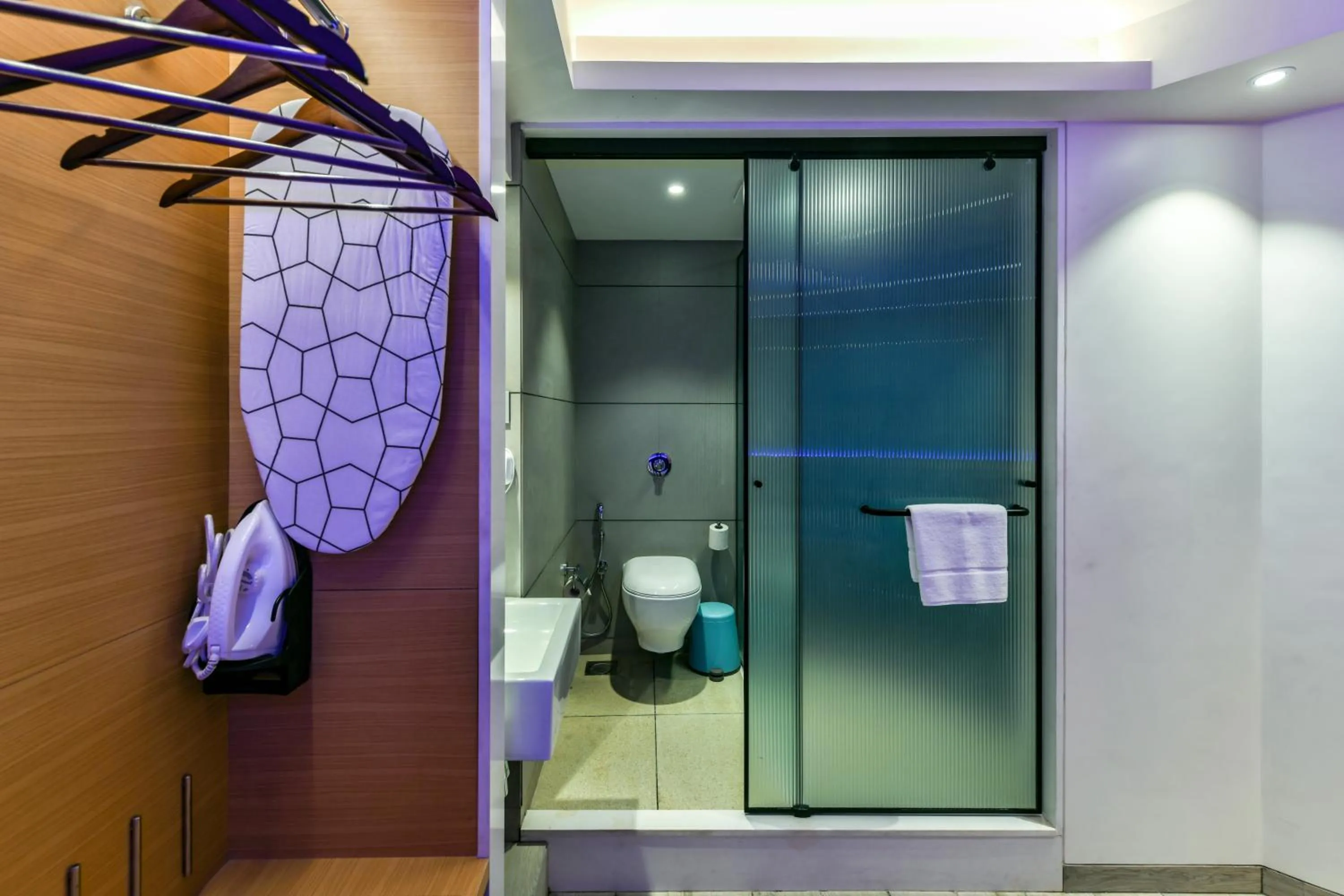 Shower in Indie Stays, BKC