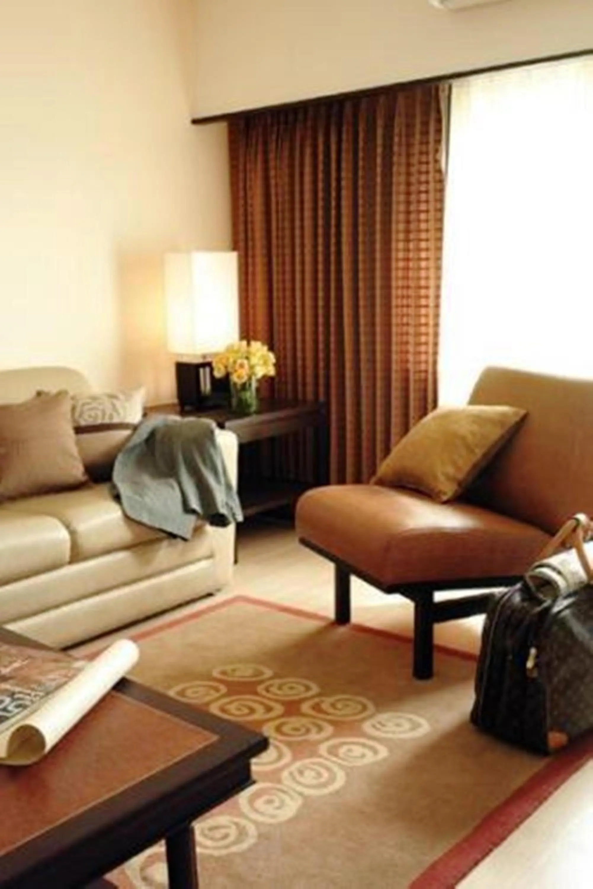 Seating area in Rose Hotel