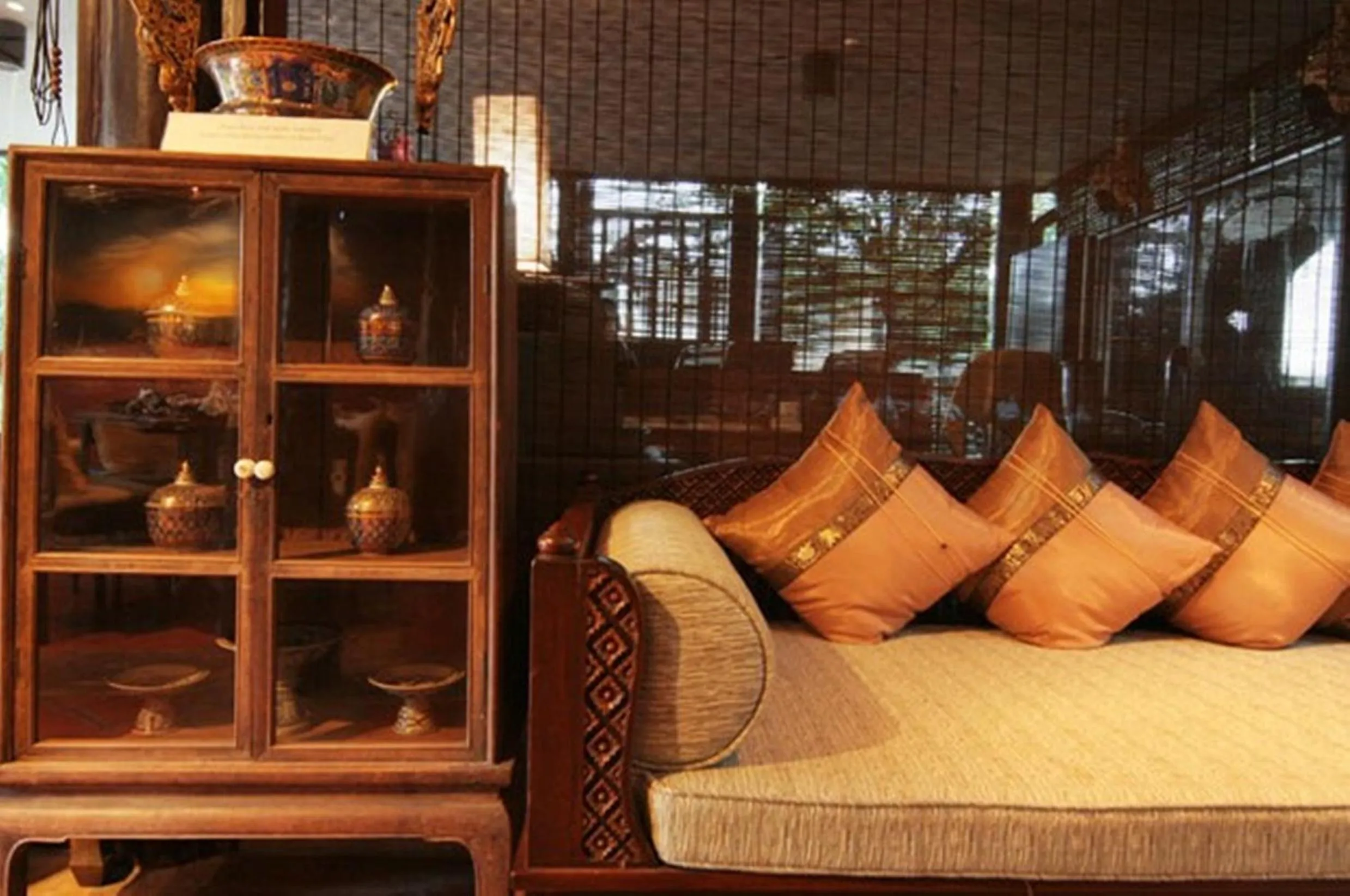 Seating area in Rose Hotel