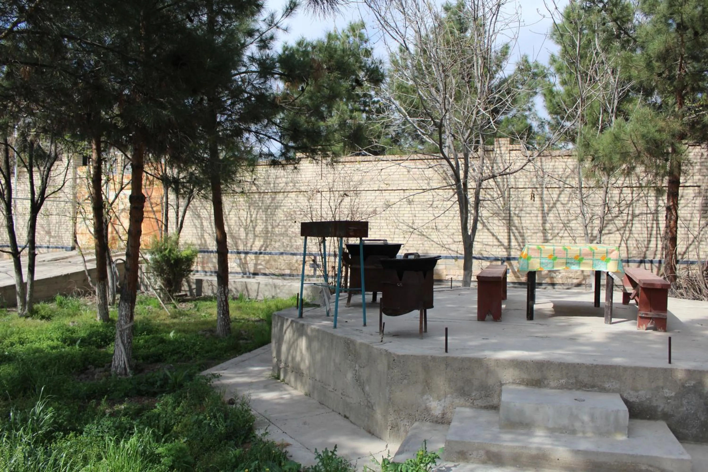 Patio in May weather Resort Family G House