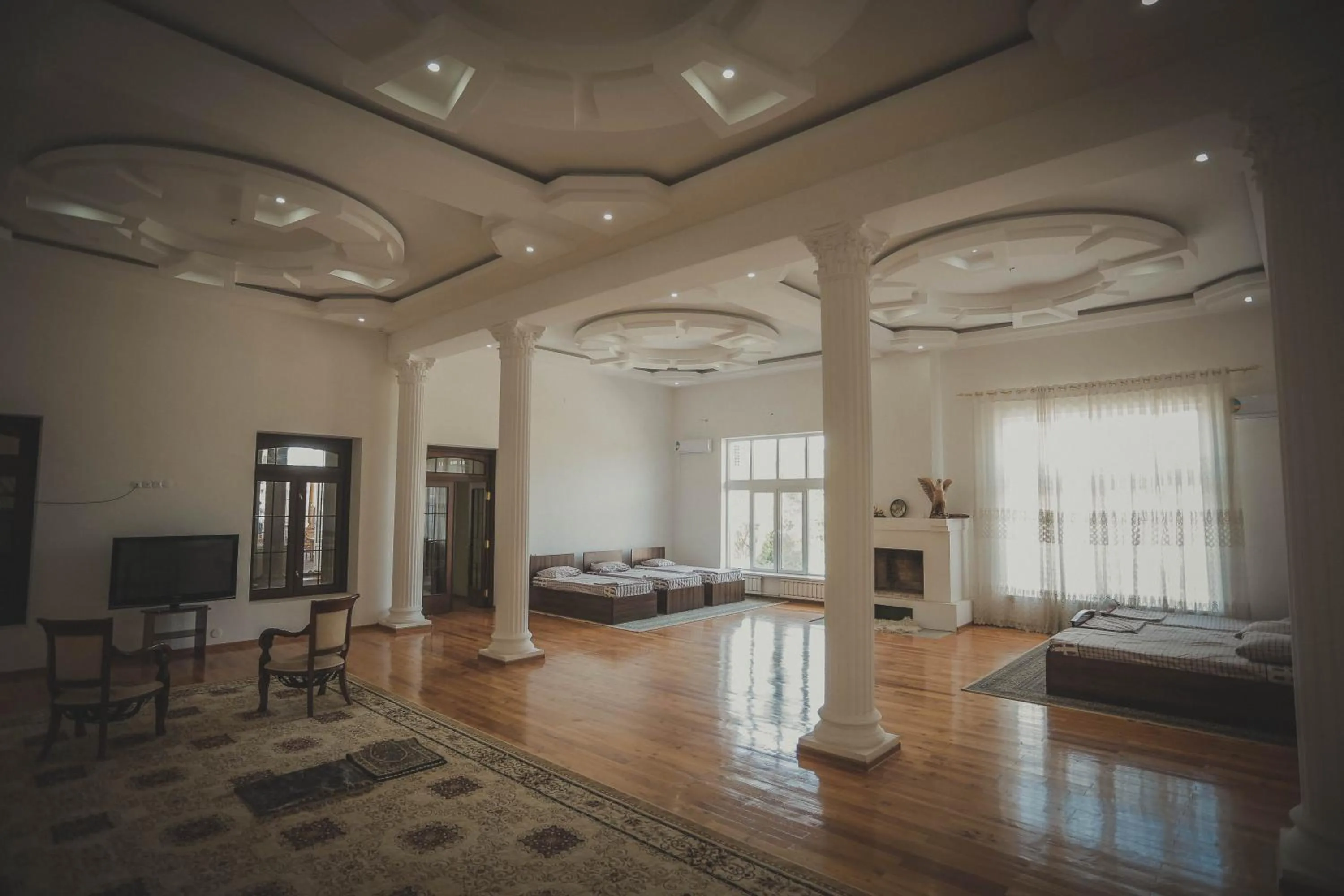 Living room in May weather Resort Family G House