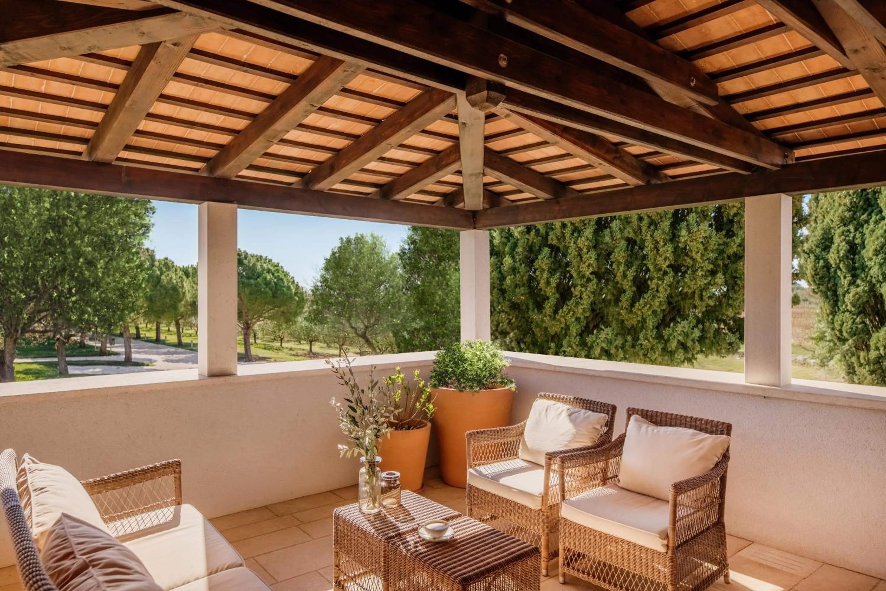 Balcony/Terrace in Meneghetti Wine Hotel and Winery - Relais & Chateaux