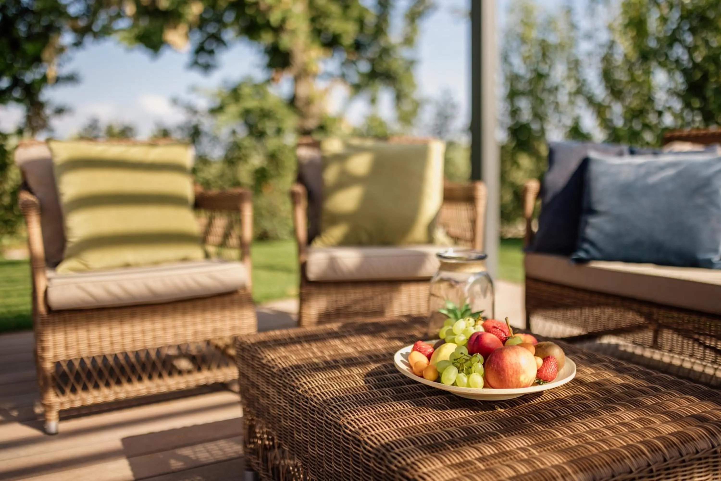 Patio in Meneghetti Wine Hotel and Winery - Relais & Chateaux