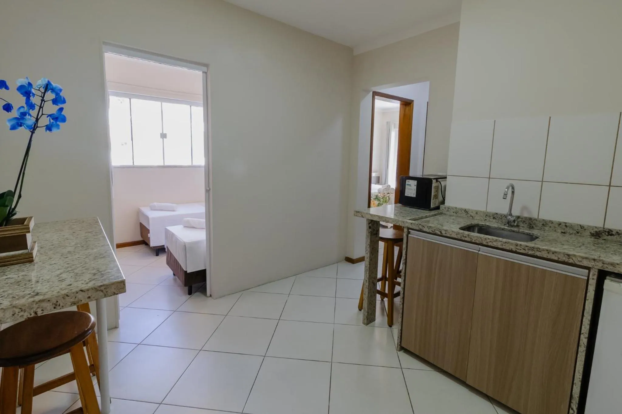 Bed in Hotel Monteiro Canasvieiras