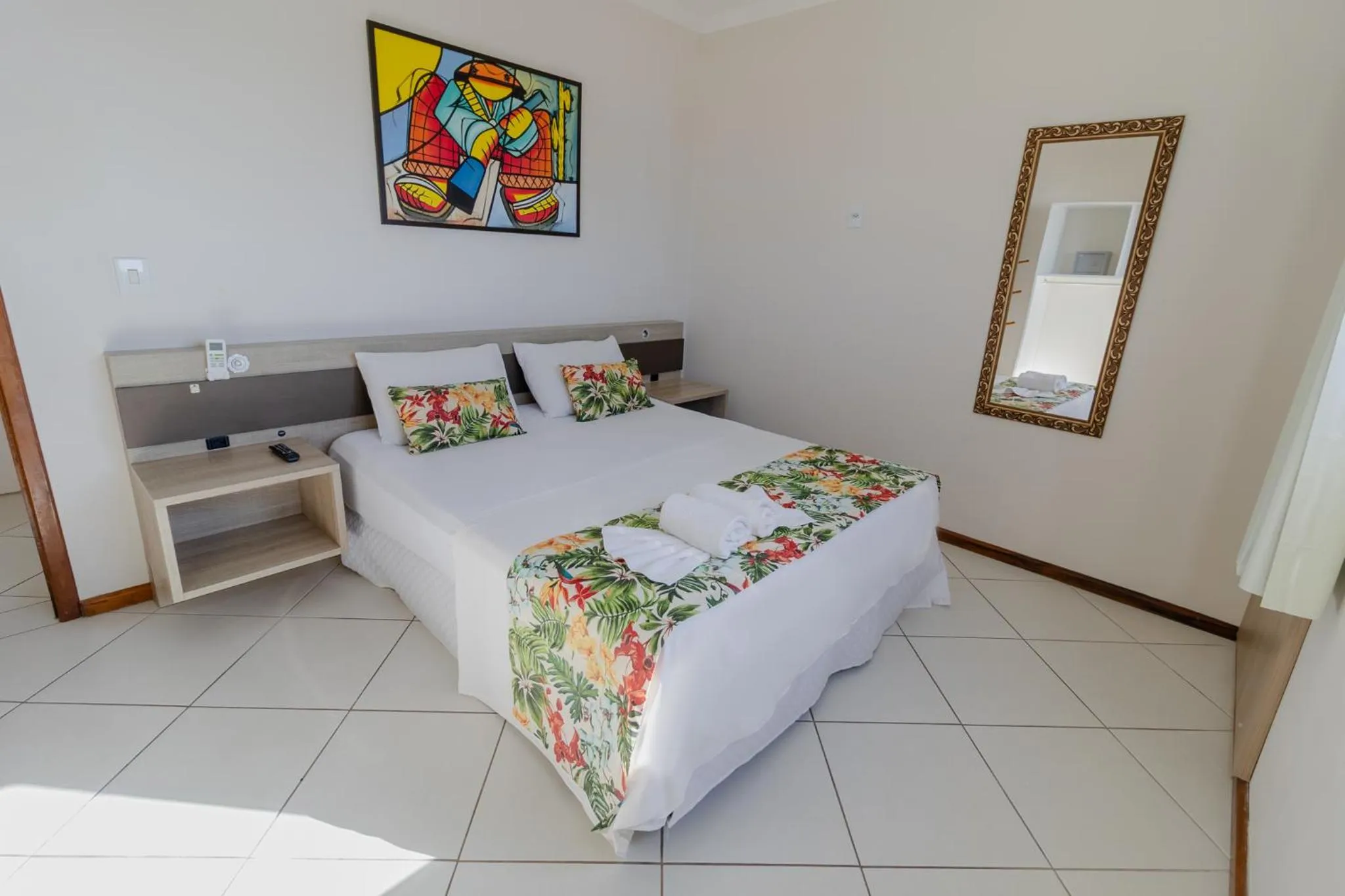 Bed in Hotel Monteiro Canasvieiras