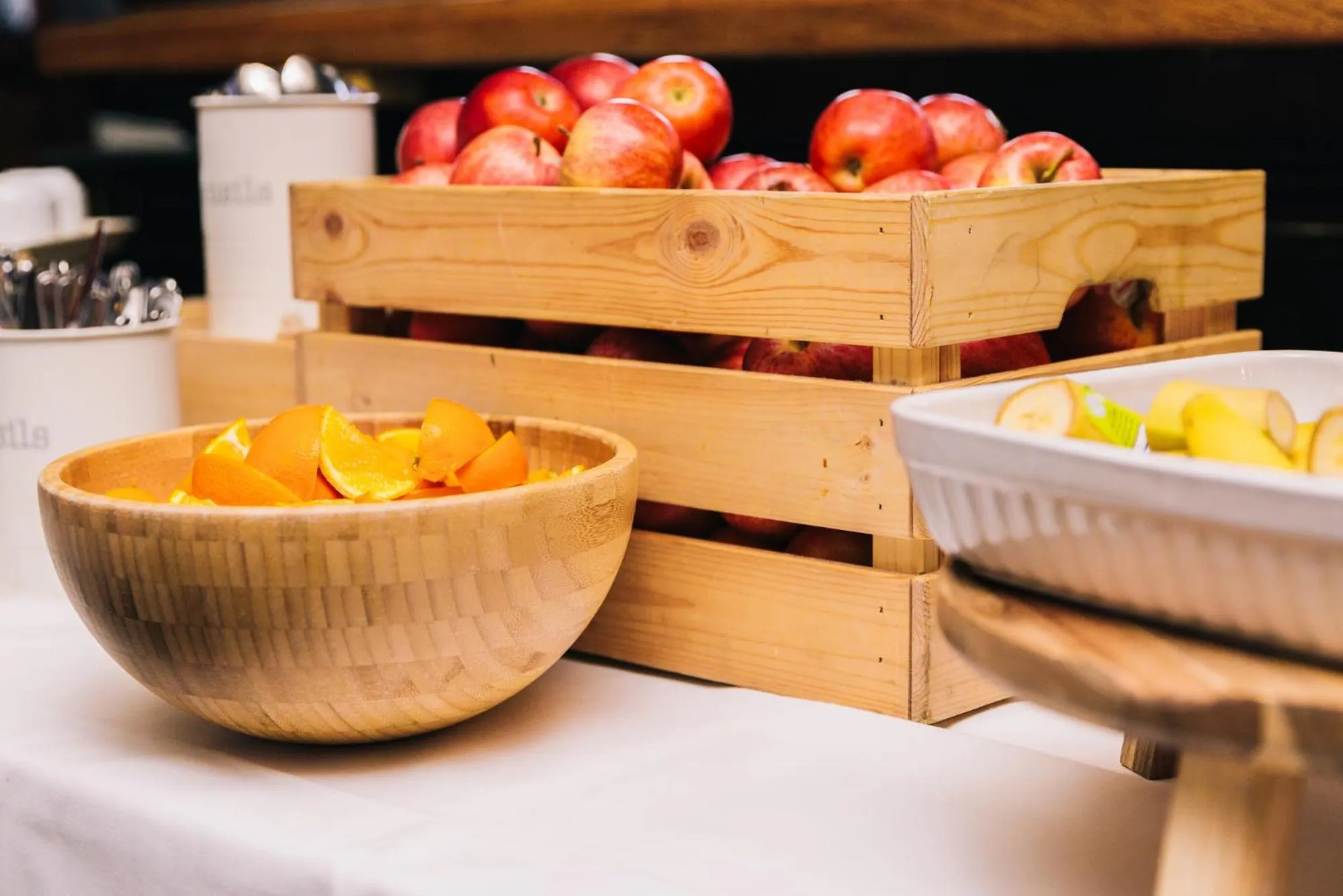 Buffet breakfast in St Christopher's Inn Berlin - Alexanderplatz