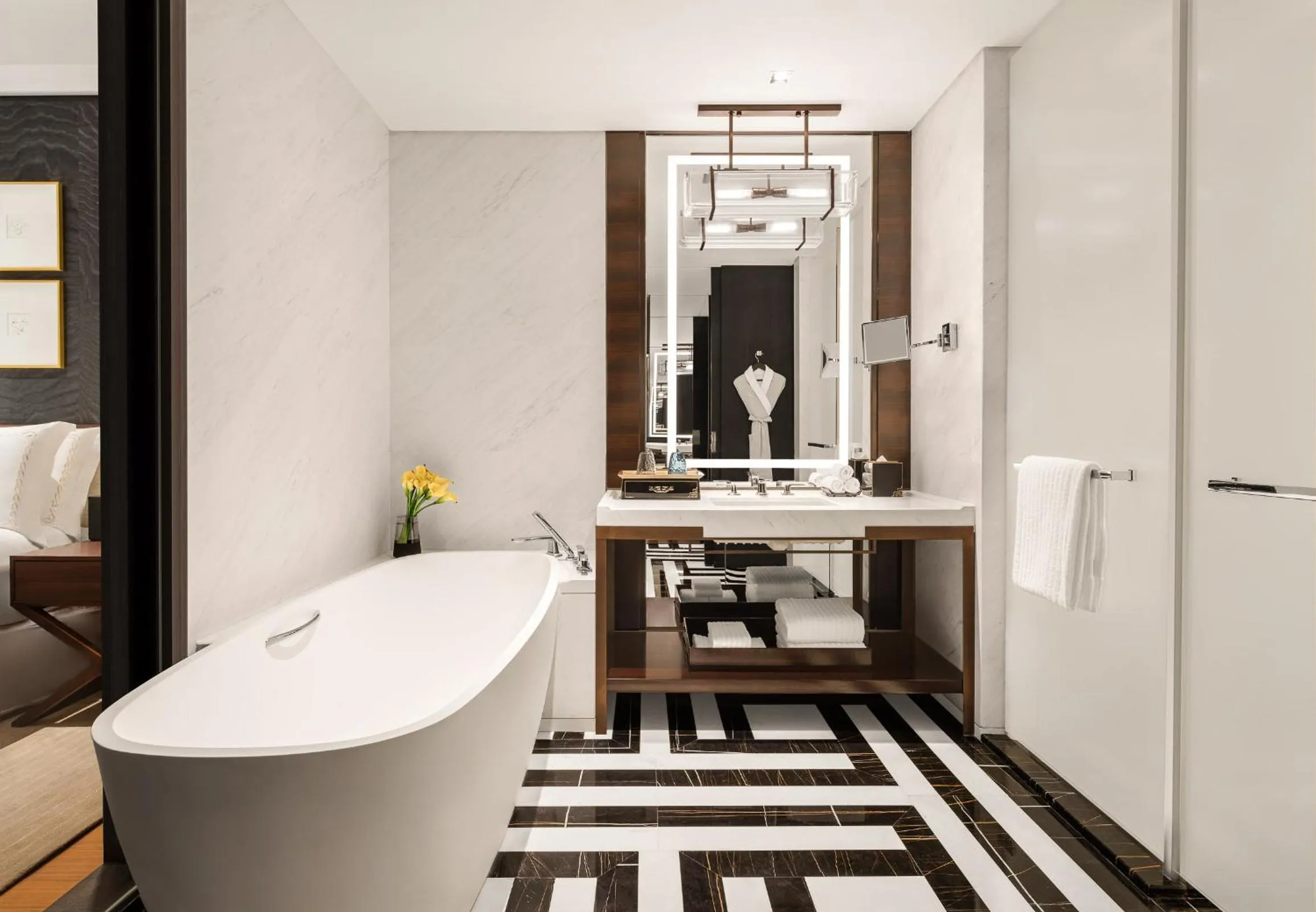 Bathroom in Fairmont Wuhan