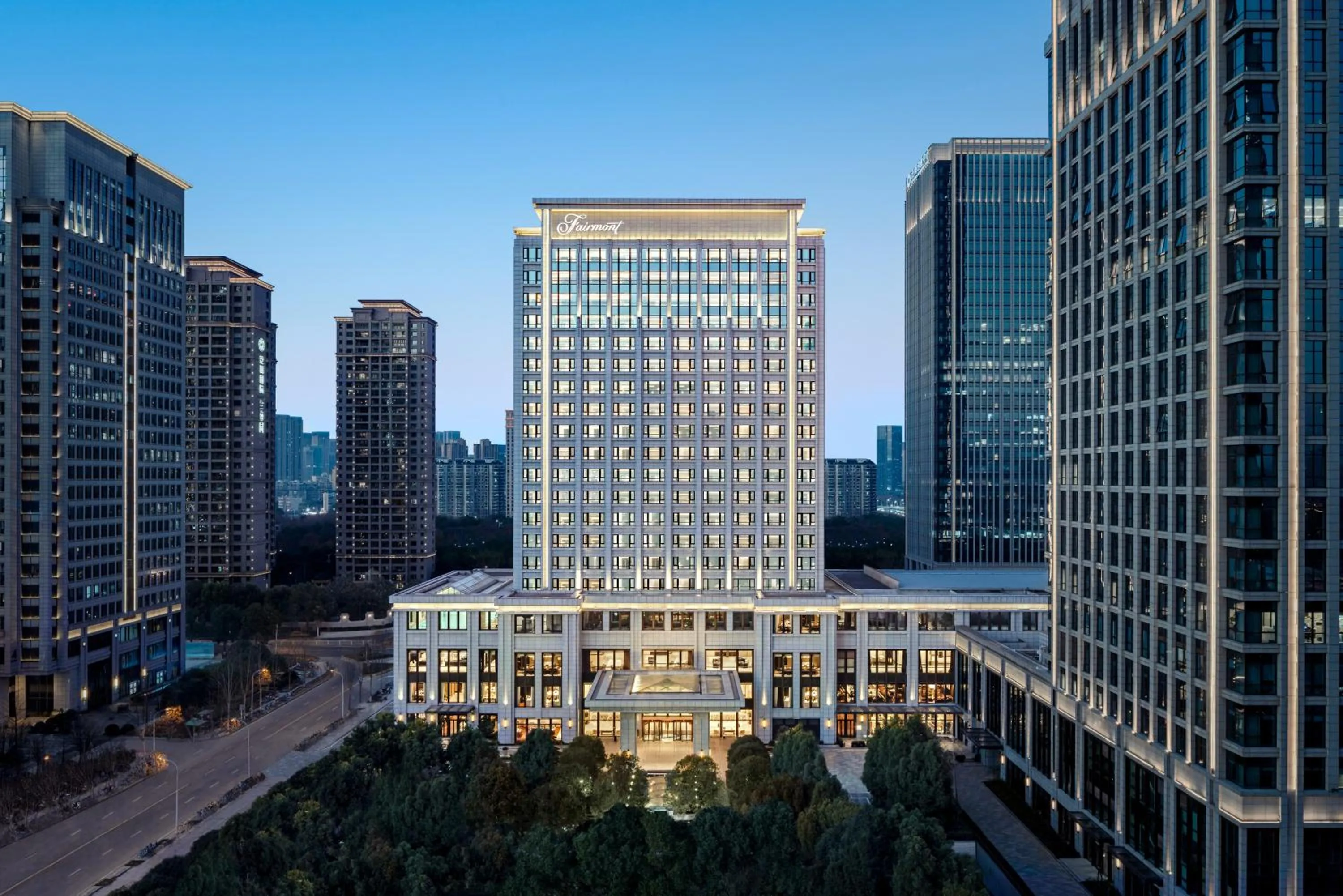 Property building in Fairmont Wuhan