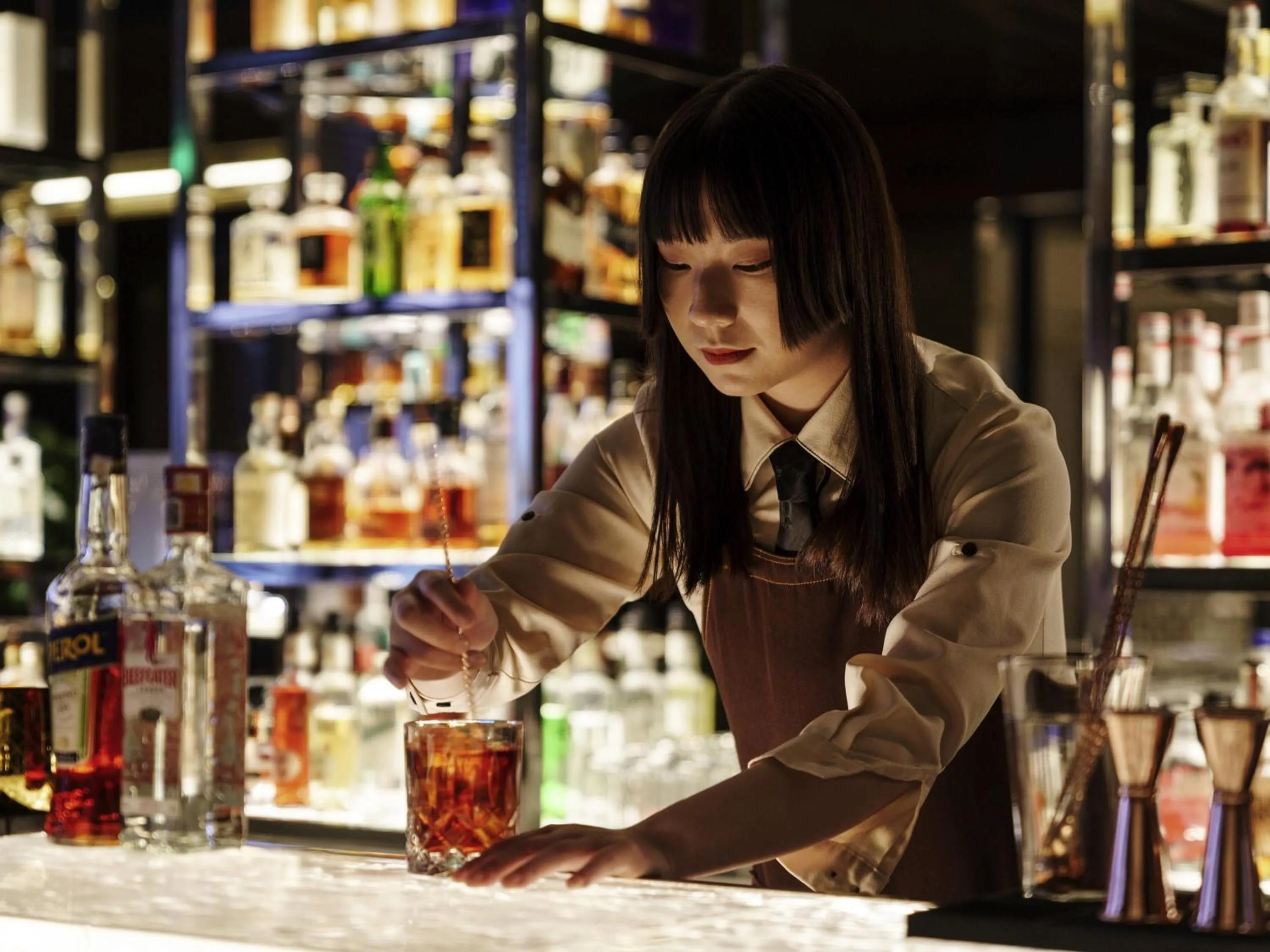 Lounge or bar in Fairmont Wuhan