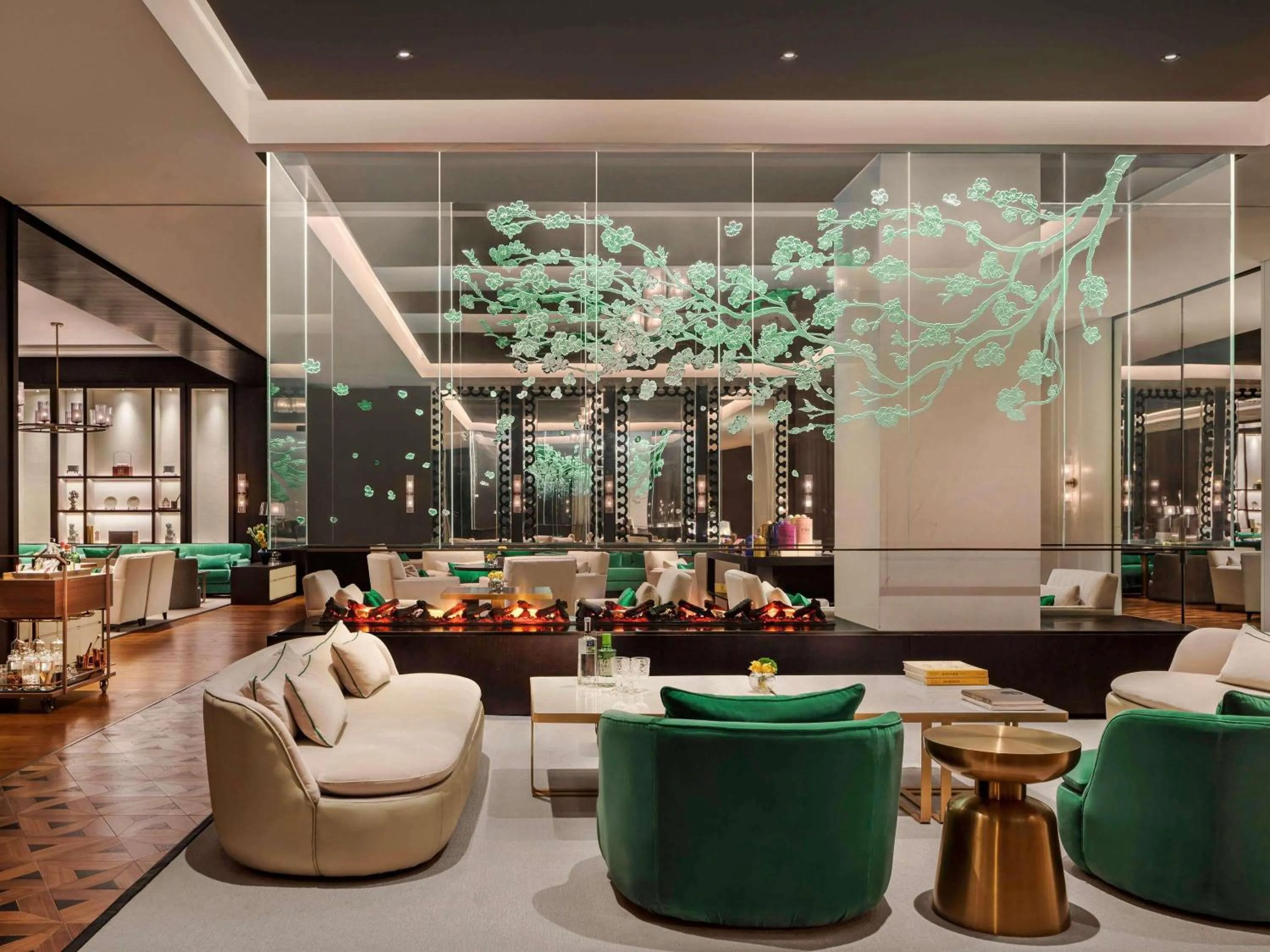 Lounge or bar in Fairmont Wuhan