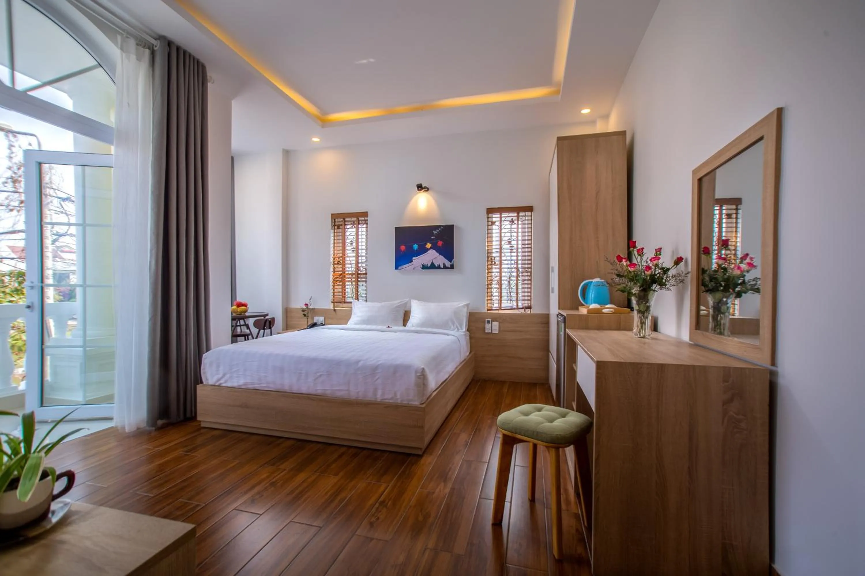 Photo of the whole room, Bed in Truc Loc Villa