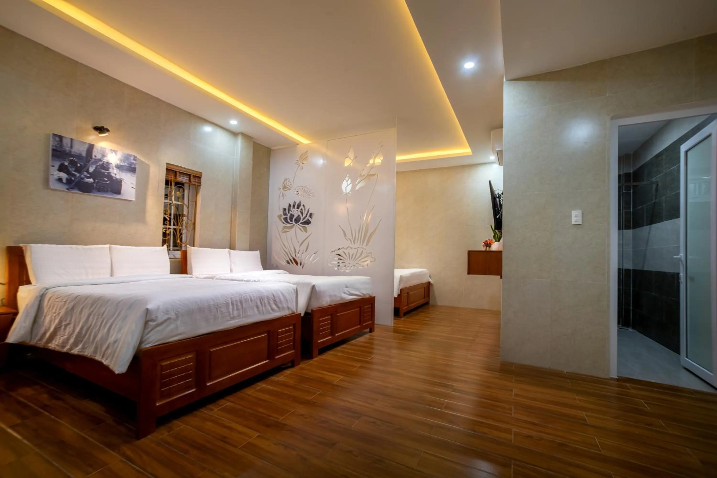 Bedroom, Bed in Truc Loc Villa