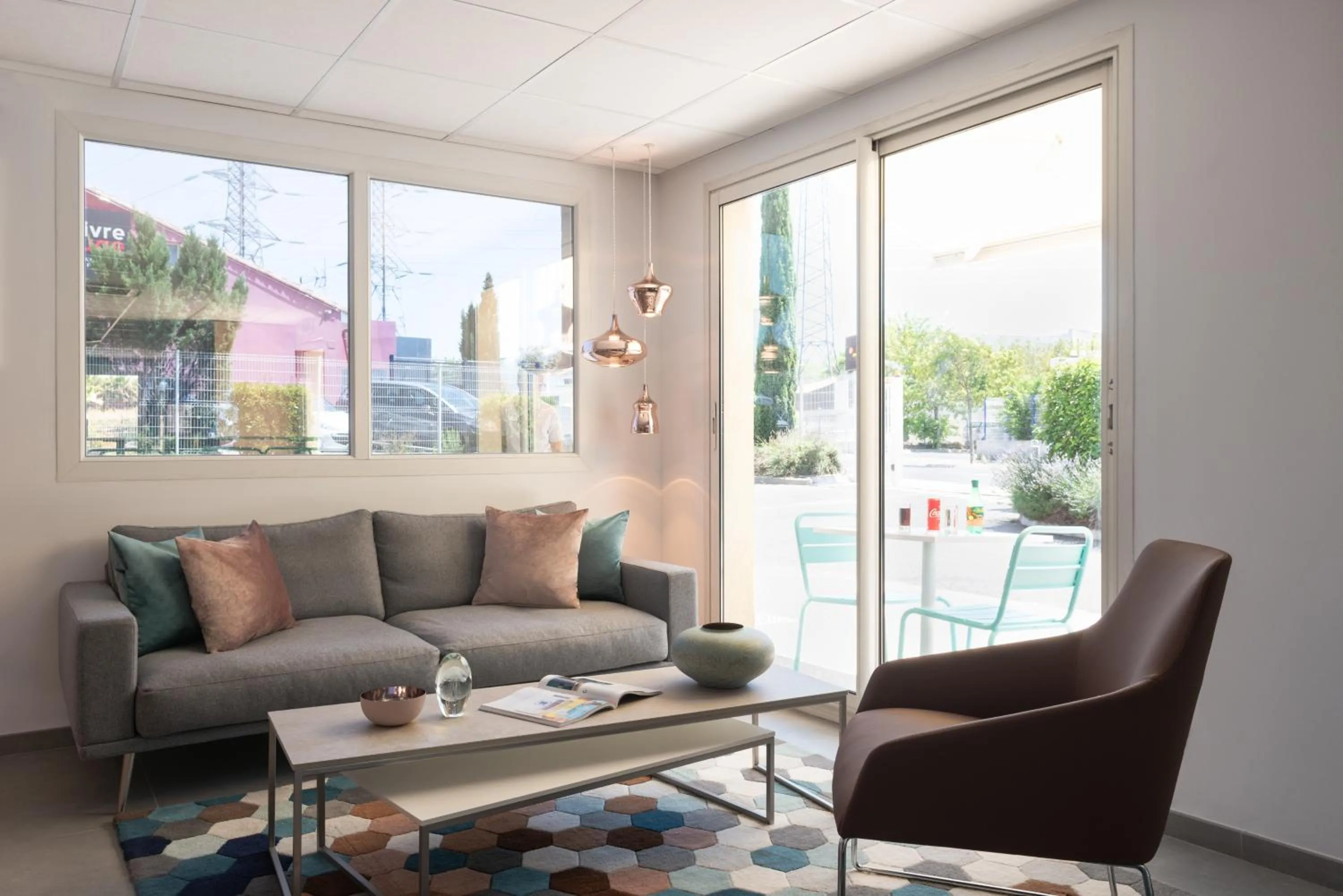 Living room in Kyriad Montpellier Ouest St Jean de Védas - A709