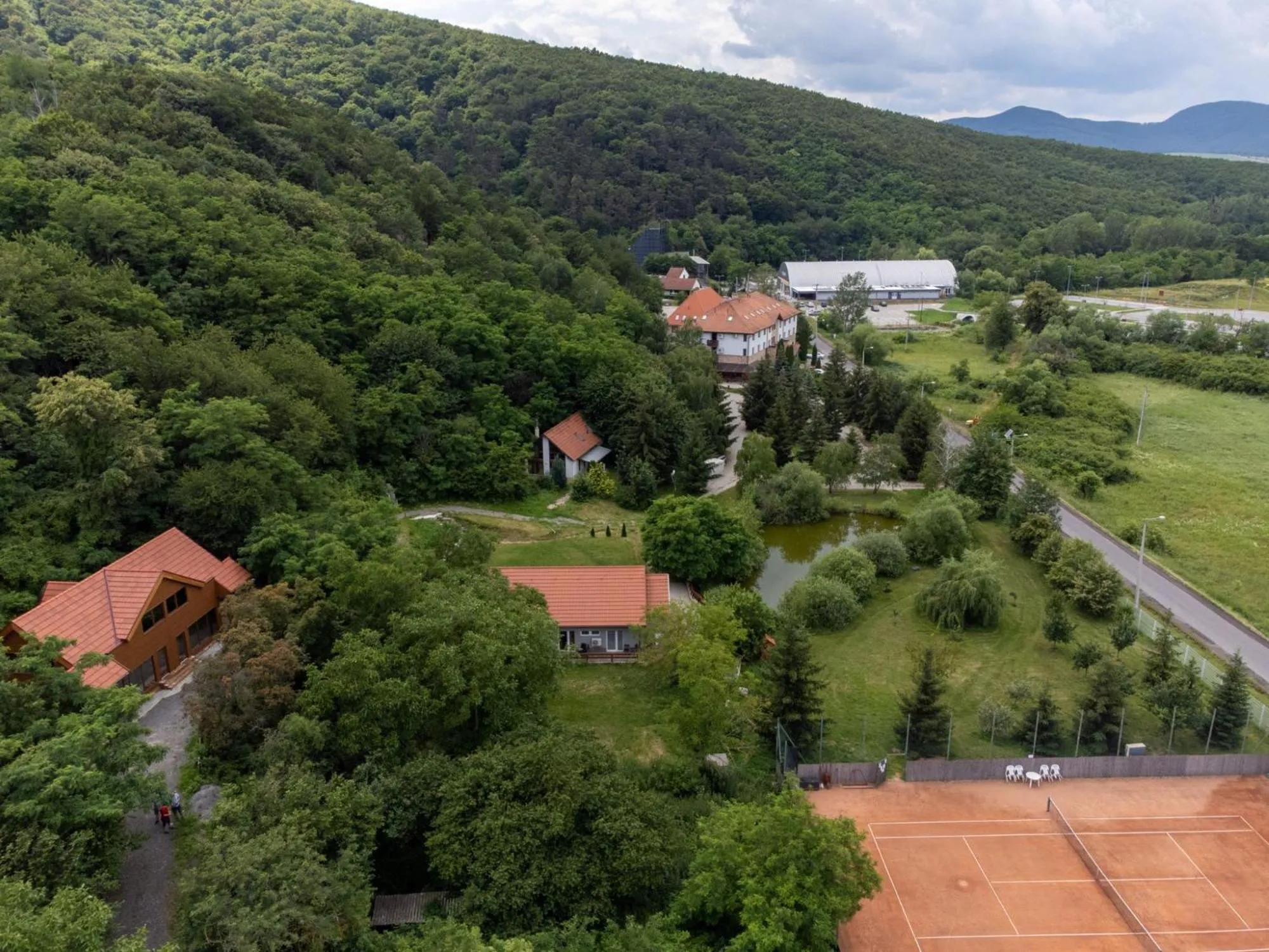 Bird's eye view in Hotel Hunor