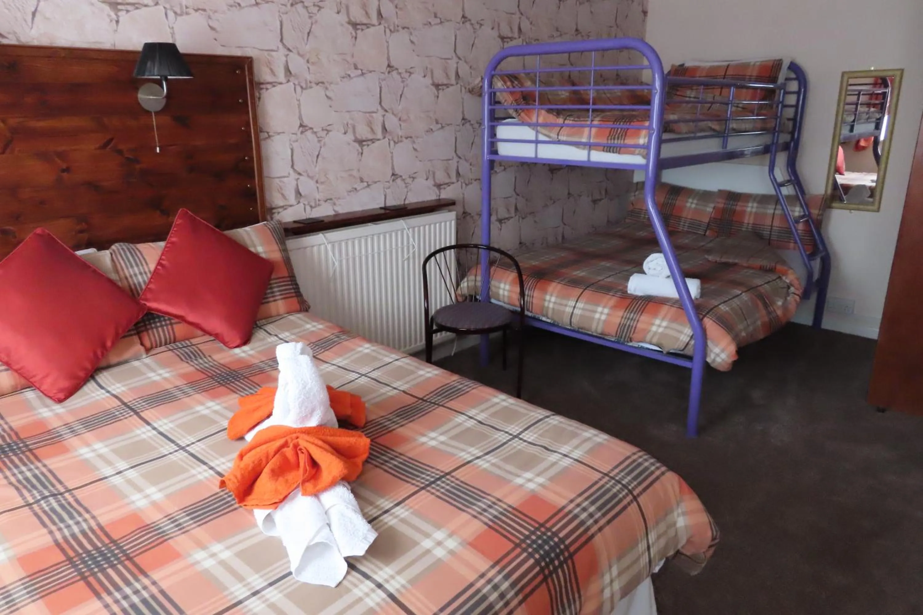 Bed in The Rowan Hotel