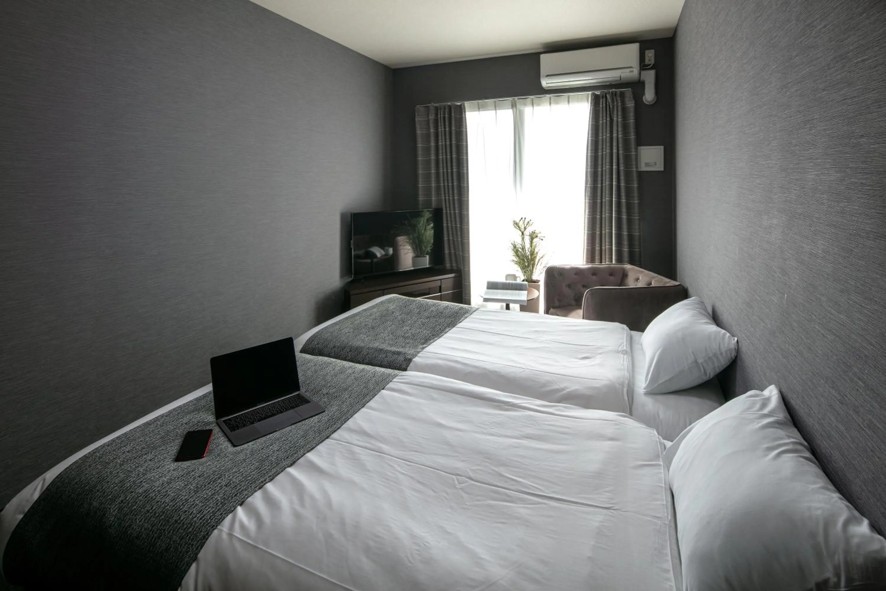 Bed in Randor Residence Kyoto Classic