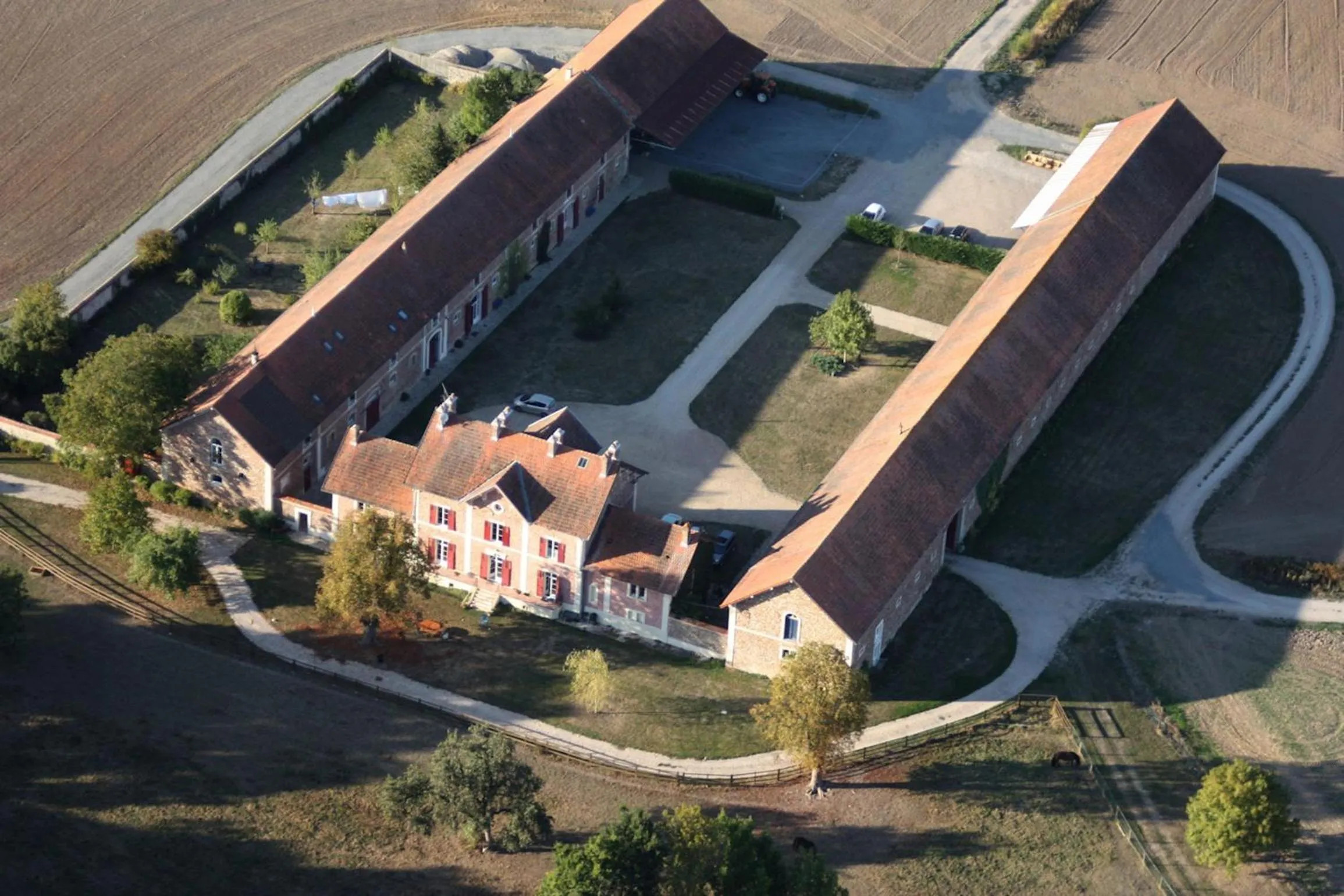 Bird's eye view in Ferme d'Orsonville