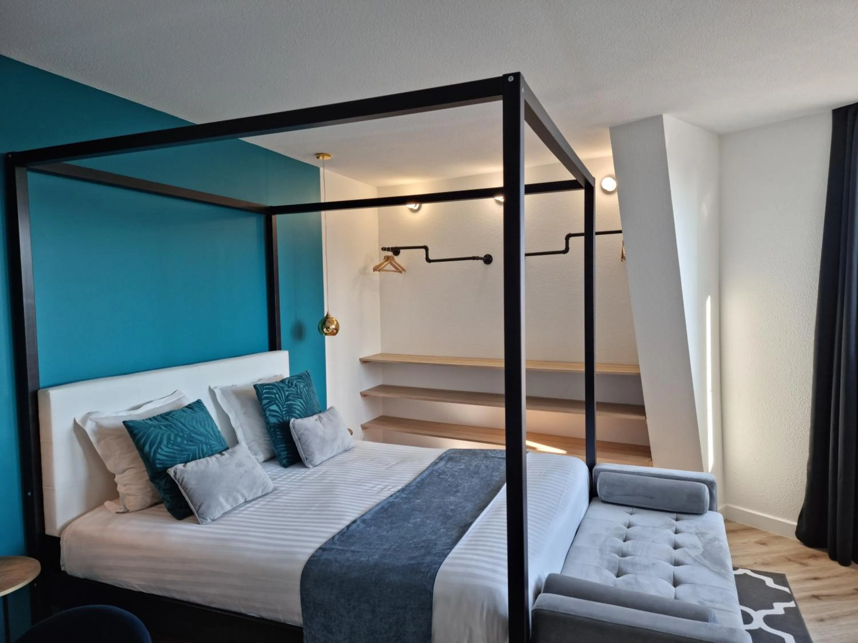 Bed in City Loft Apparthotel